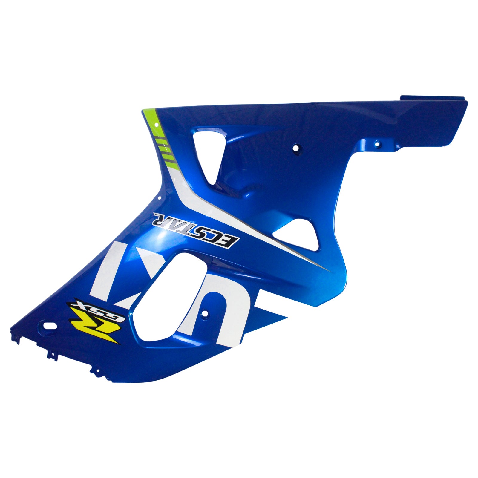 Amotopart Suzuki 01-03 GSXR600 & 00-03 GSXR750 Carénage Motul bleu jaune Kit