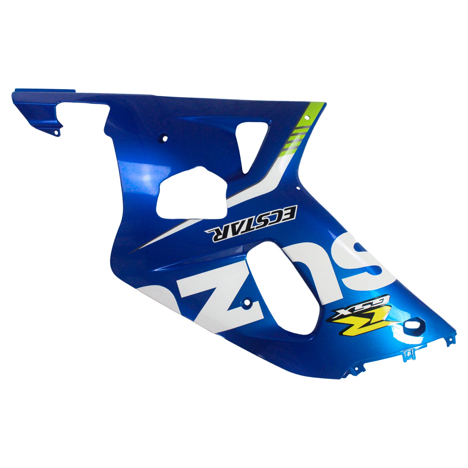 Amotopart Suzuki 01-03 GSXR600 & 00-03 GSXR750 Carénage Motul bleu jaune Kit