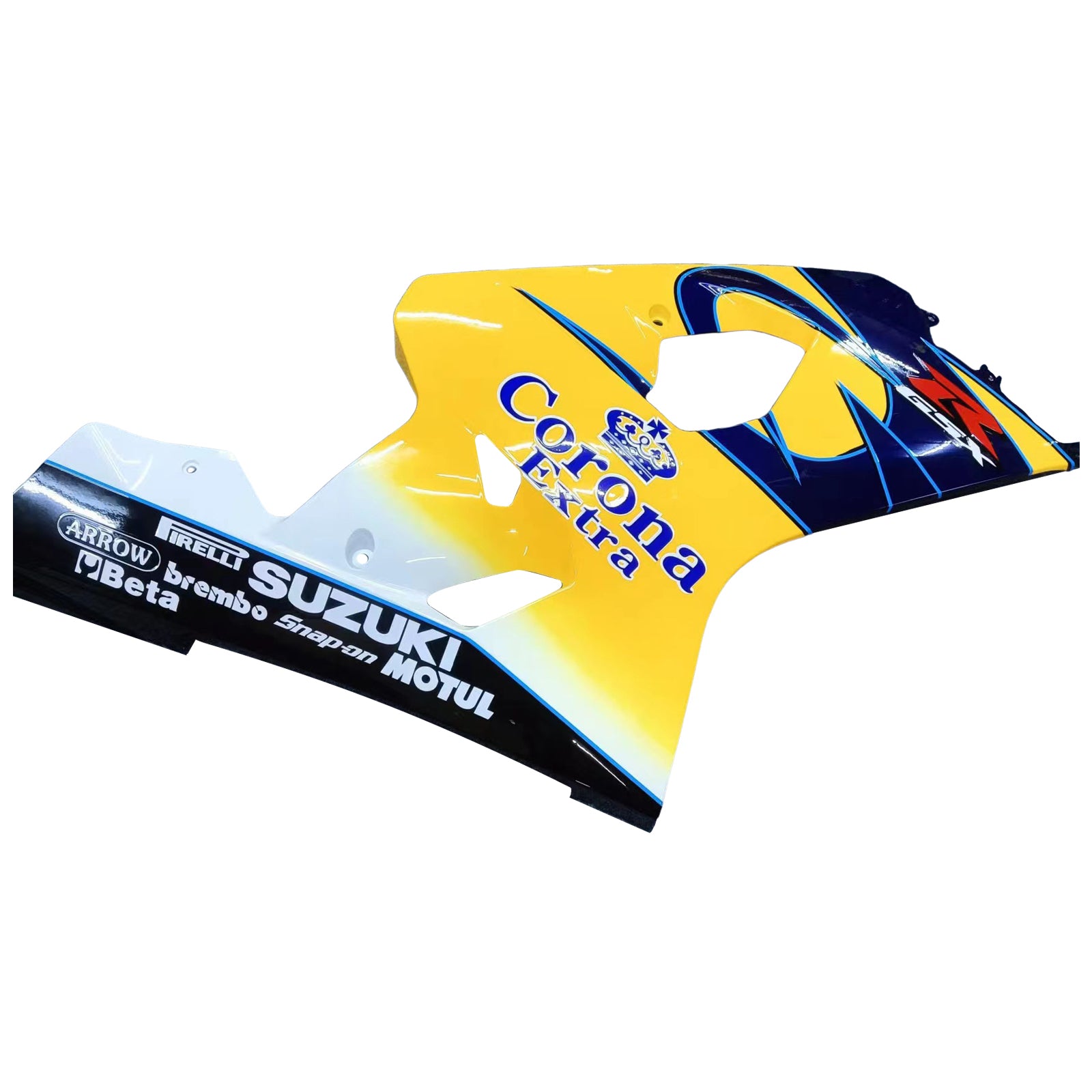 Suzuki 600 750 2004-2005 Carénage Jaune Bleu Corona GSXR Racing