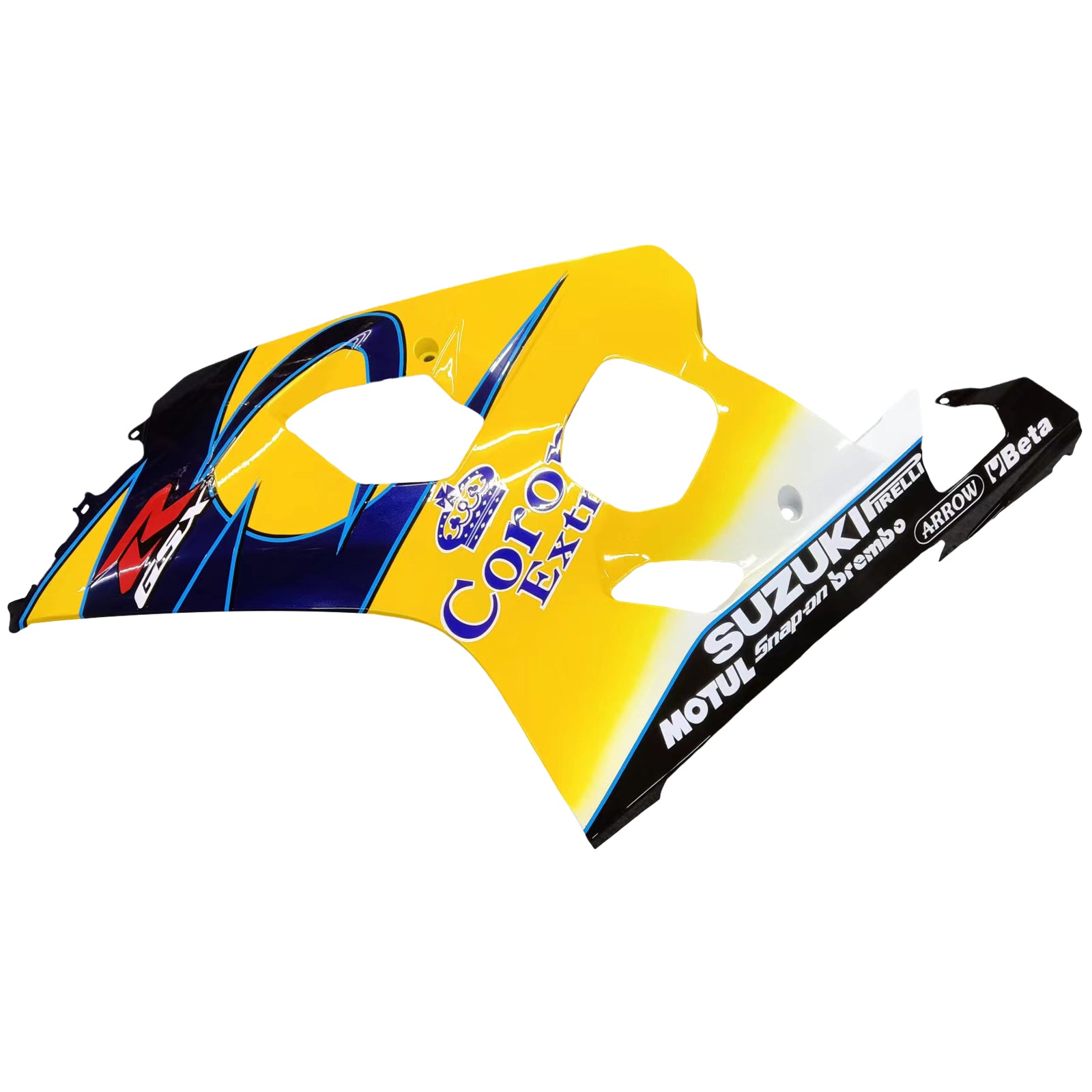 Suzuki 600 750 2004-2005 Carénage Jaune Bleu Corona GSXR Racing