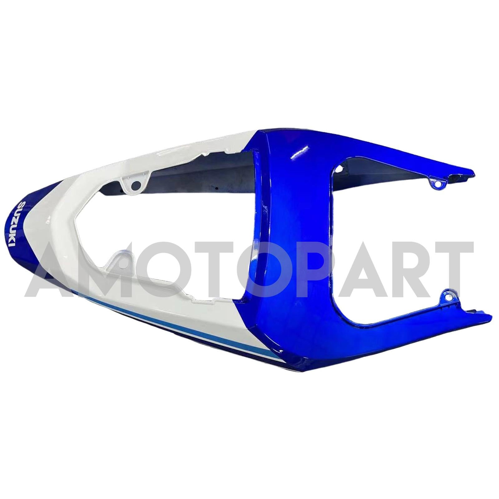 Amotopart 2004-2005 Suzuki GSXR600750 Fairing White&Blue Kit