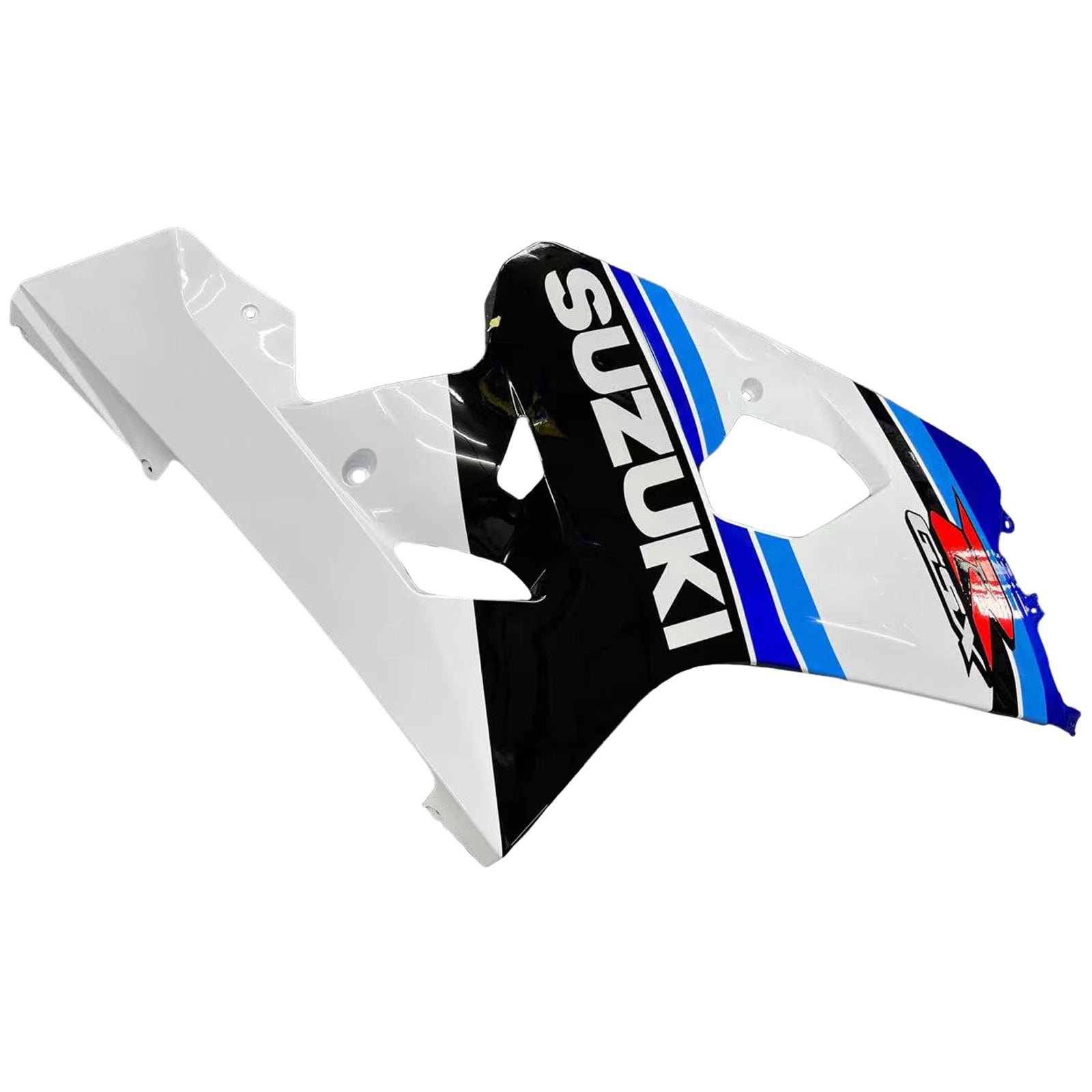 Amotopart 2004-2005 Suzuki GSXR600750 Fairing White&Blue Kit