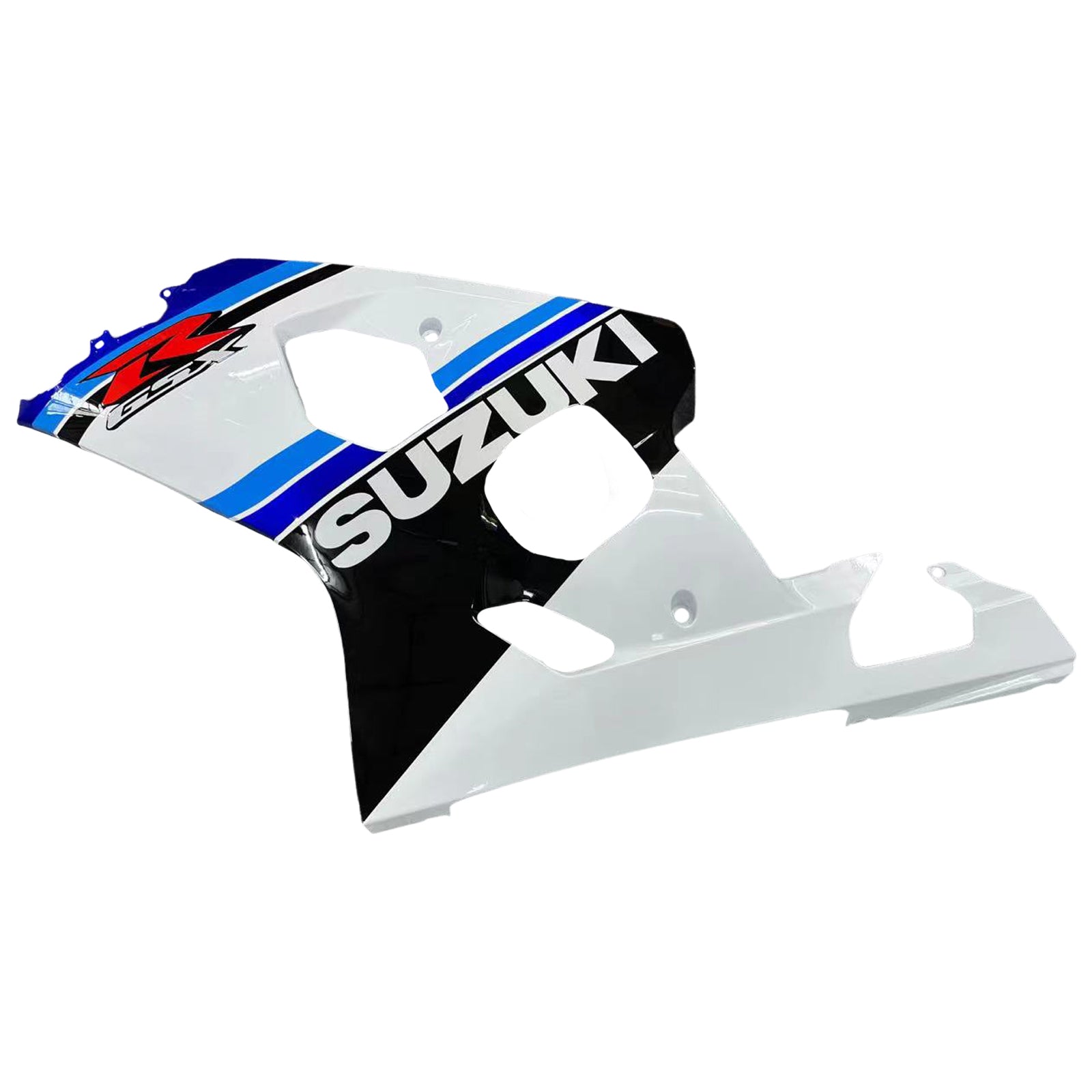 Amotopart 2004-2005 Suzuki GSXR600750 Fairing White&Blue Kit