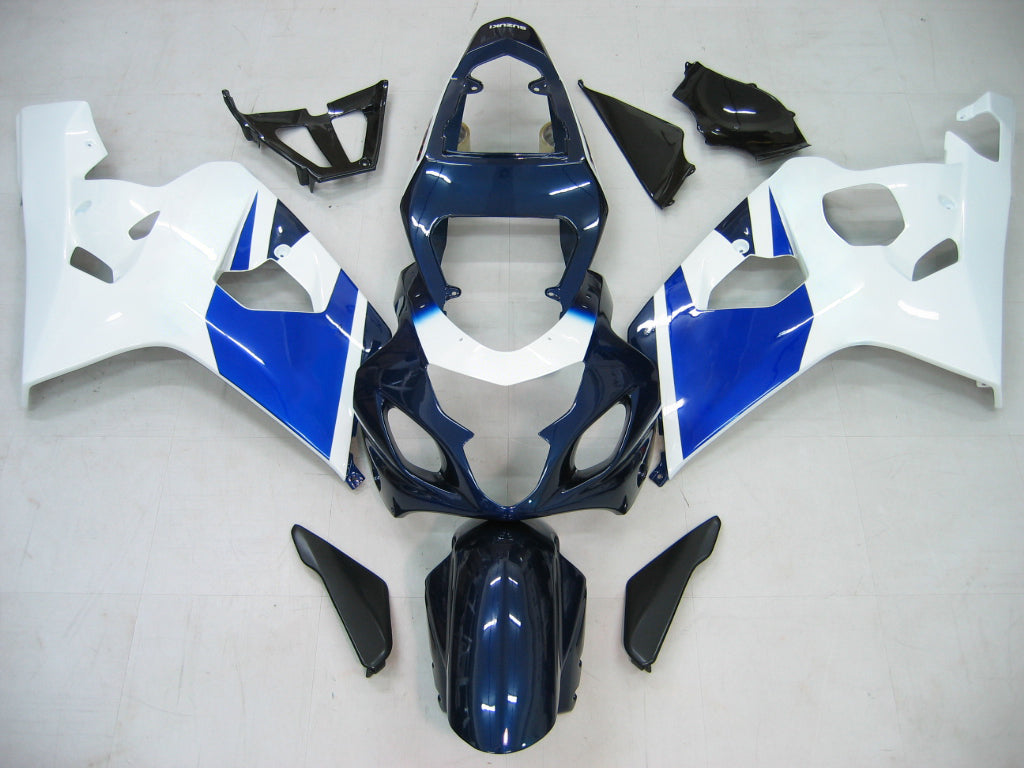 Amotopart 2004-2005 Suzuki GSXR 600 750 Fairing Blue & White Kit