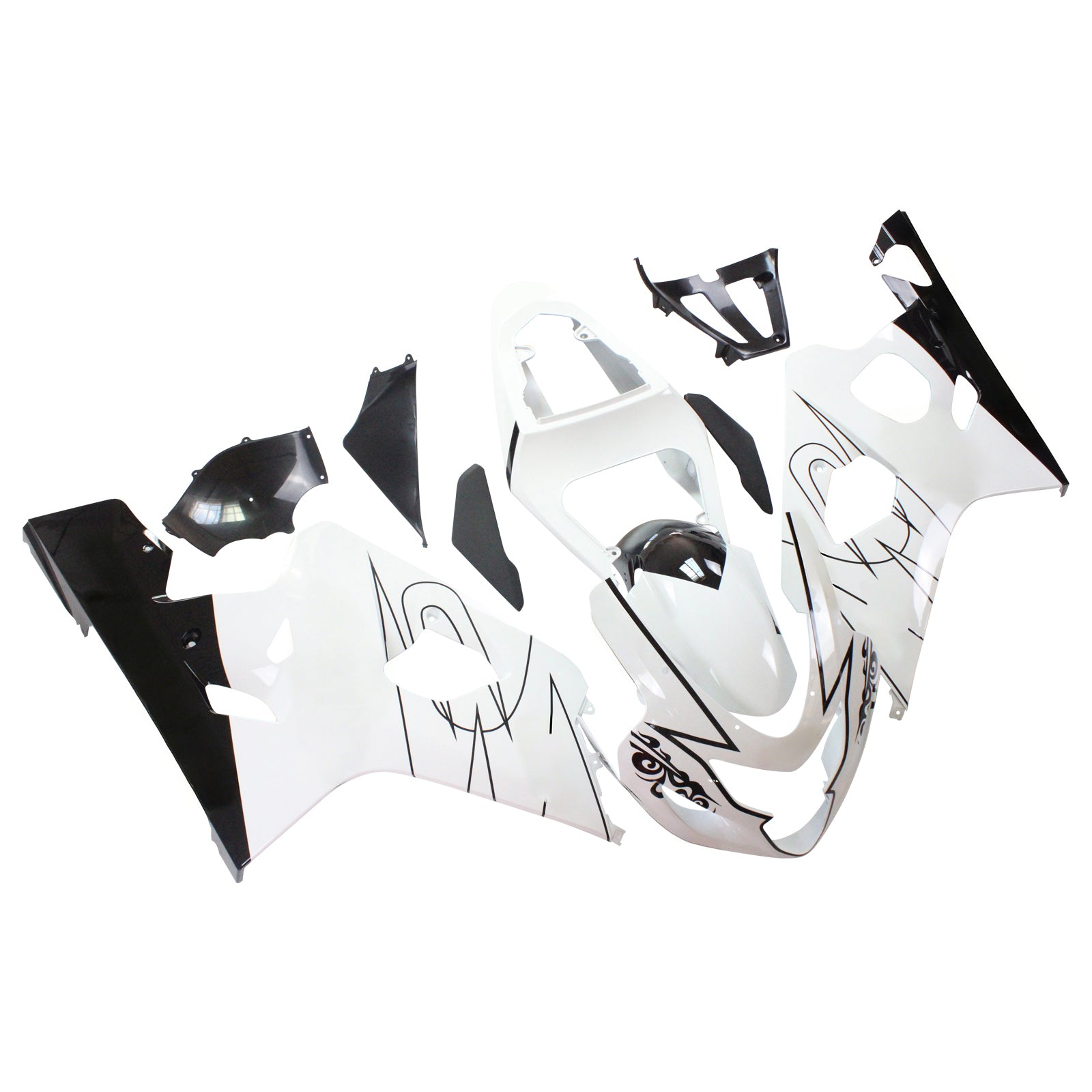 Suzuki GSXR 600 750 2004-2005 Faresing Alstare Corona Racing White