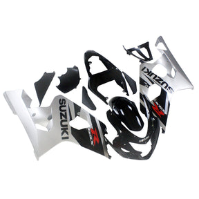 Amotopart 2004-2005 Suzuki GSXR600750 Fairing Black&Silver Kit