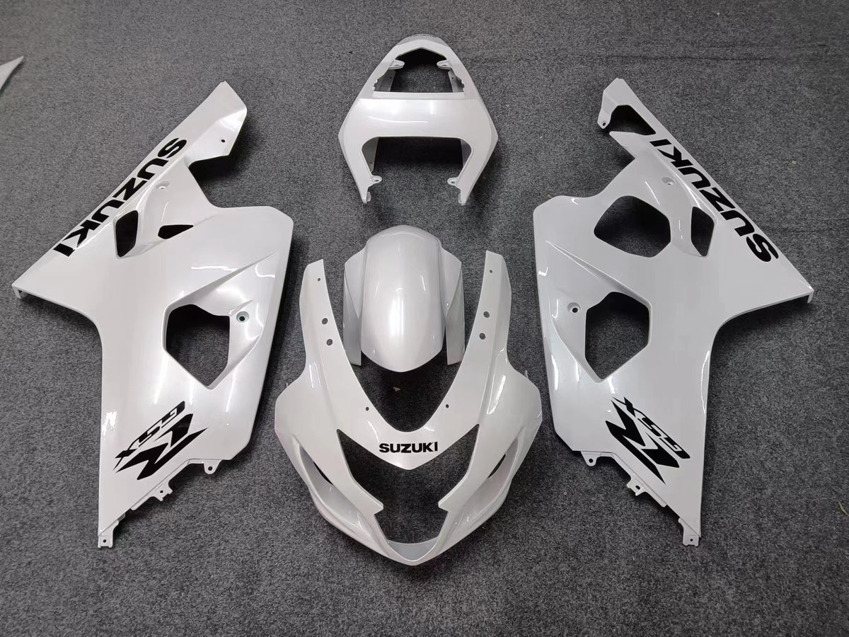 Amotopart 2004-2005 Suzuki GSXR 600 750 Kit carena bianco perla