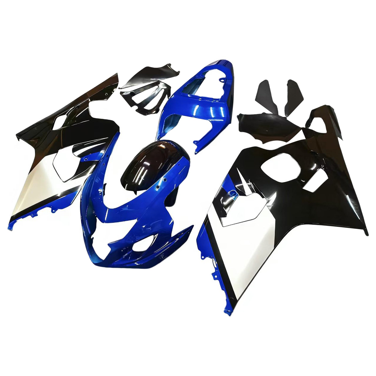 Carenado azul para Suzuki GSXR600 750 de Amotopart (2004-2005)&Bfalta Kit