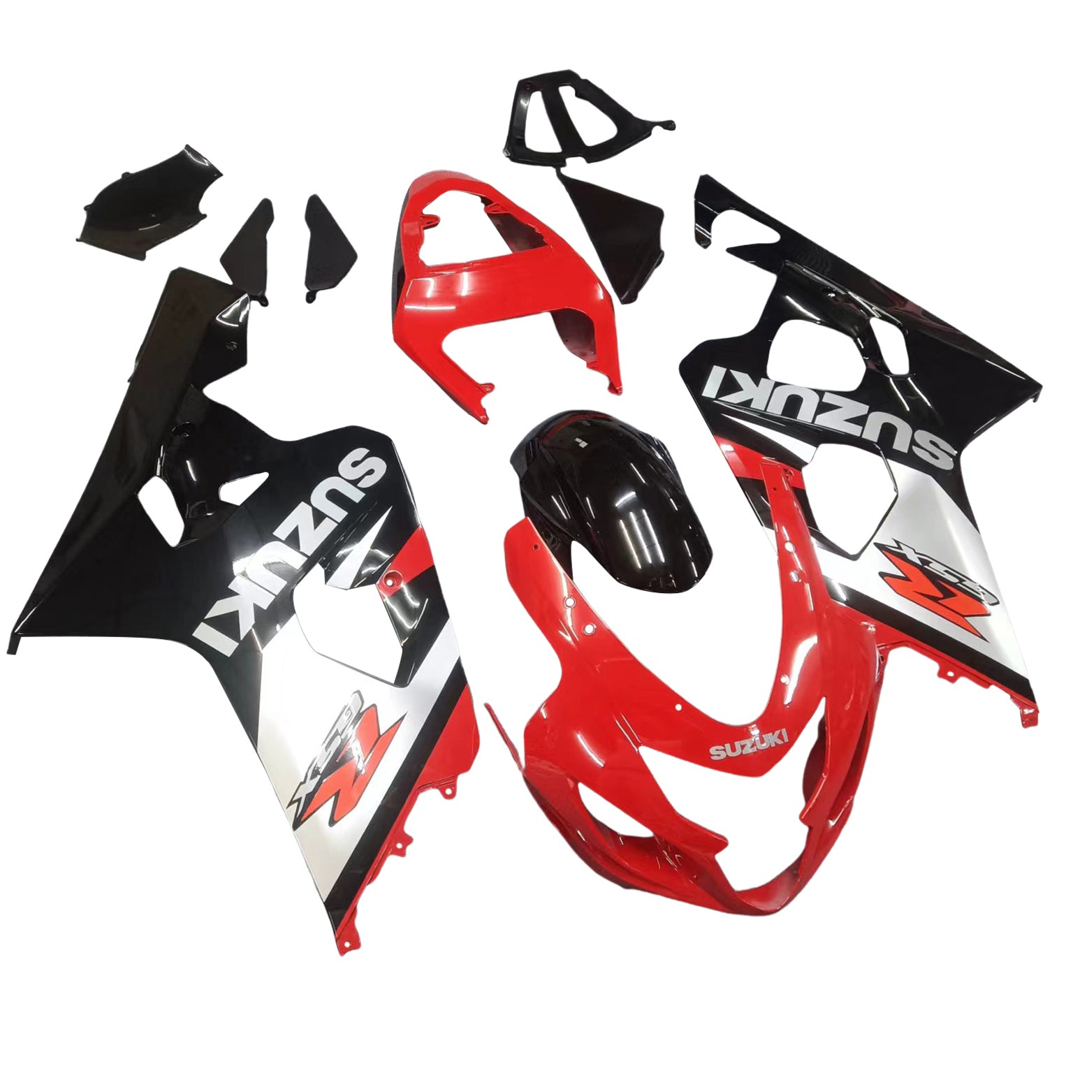 Suzuki 600 750 2004-2005 Carenado Rojo y Negro GSXR Racing