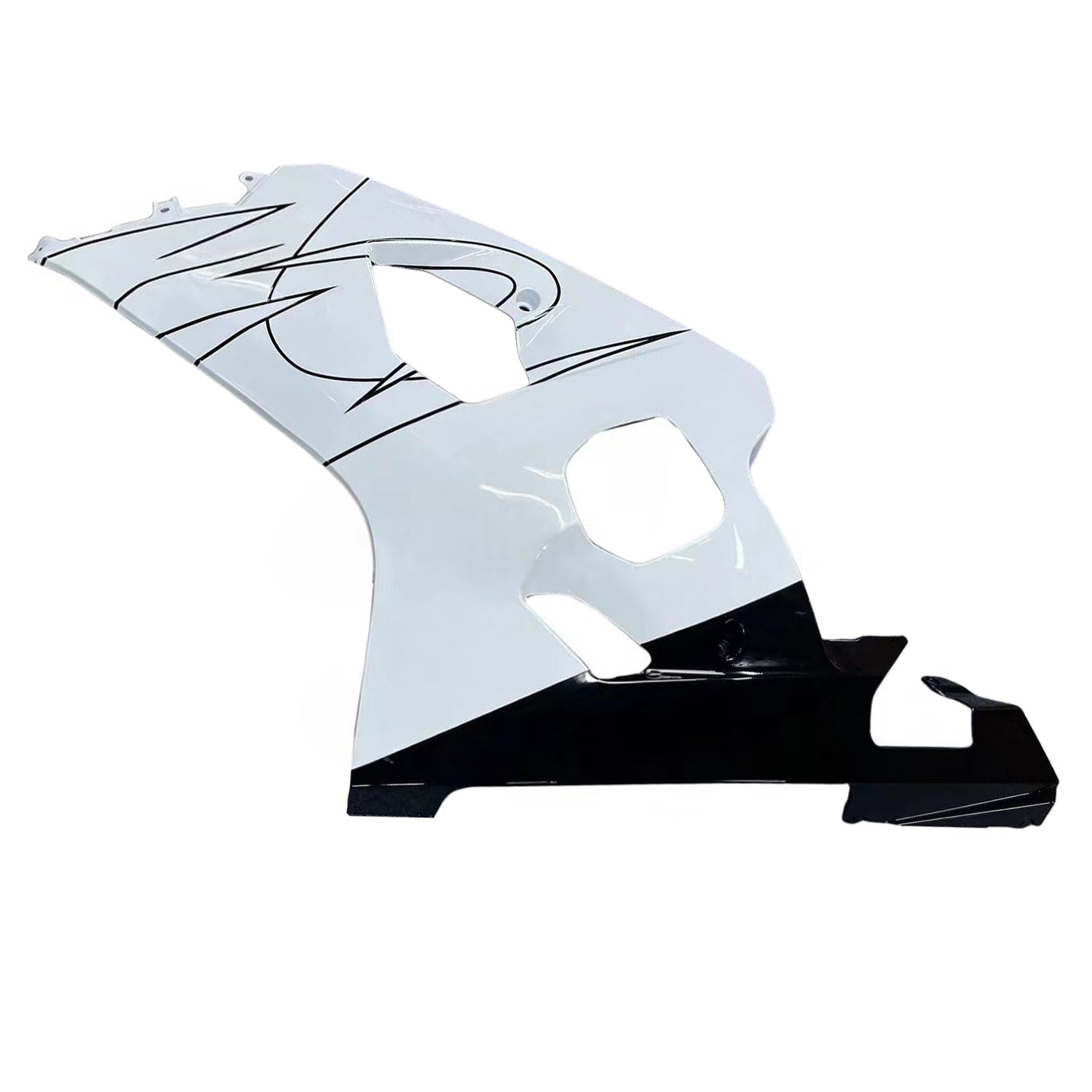 Amotopart 2004-2005 Suzuki GSXR 600/750 K4 Grey&White Fairing Kit