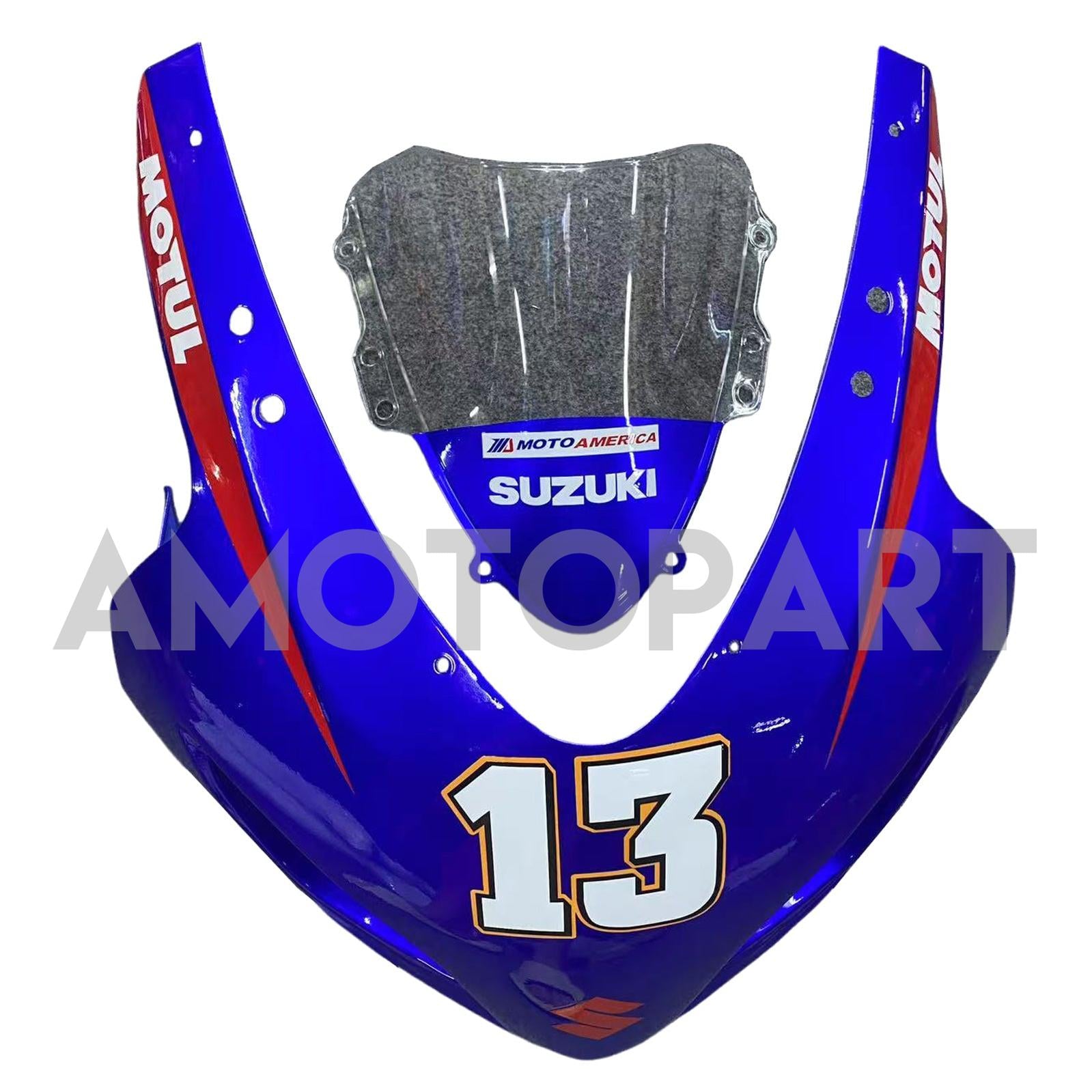 Amotopart 2004-2005 Suzuki GSXR 600/750 K4 Blue&Red Fairing Kit