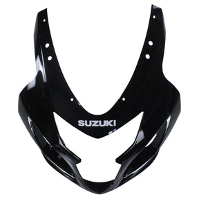 Amotopart Suzuki 2004–2005 GSXR 600/750 glänzend schwarzes Verkleidungsset