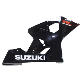 Amotopart Suzuki 2004-2005 GSXR 600/750 Gloss Black Fairing Kit