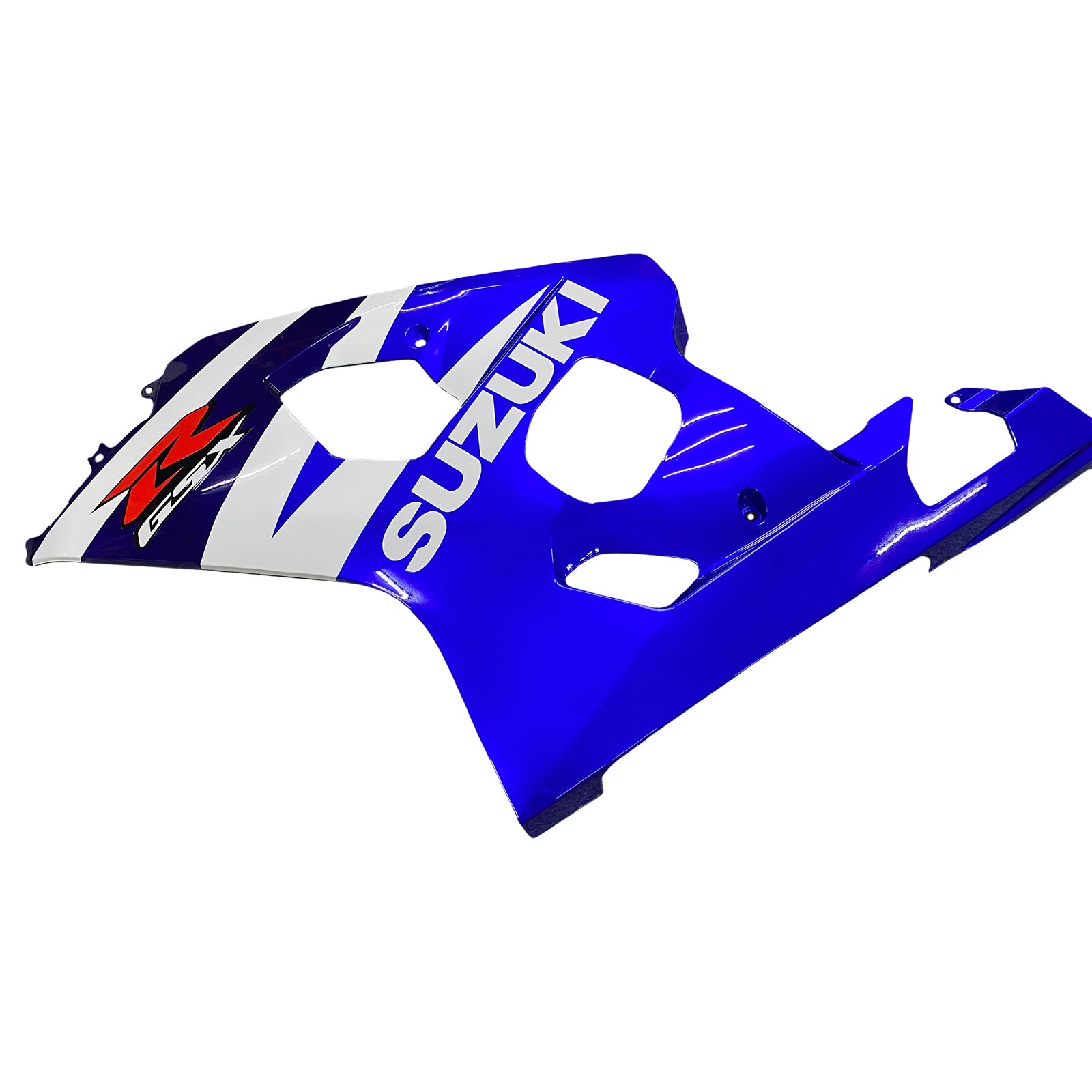 Amotopart Suzuki 2004–2005 GSXR 600/750 Blau mit weißem Verkleidungsset