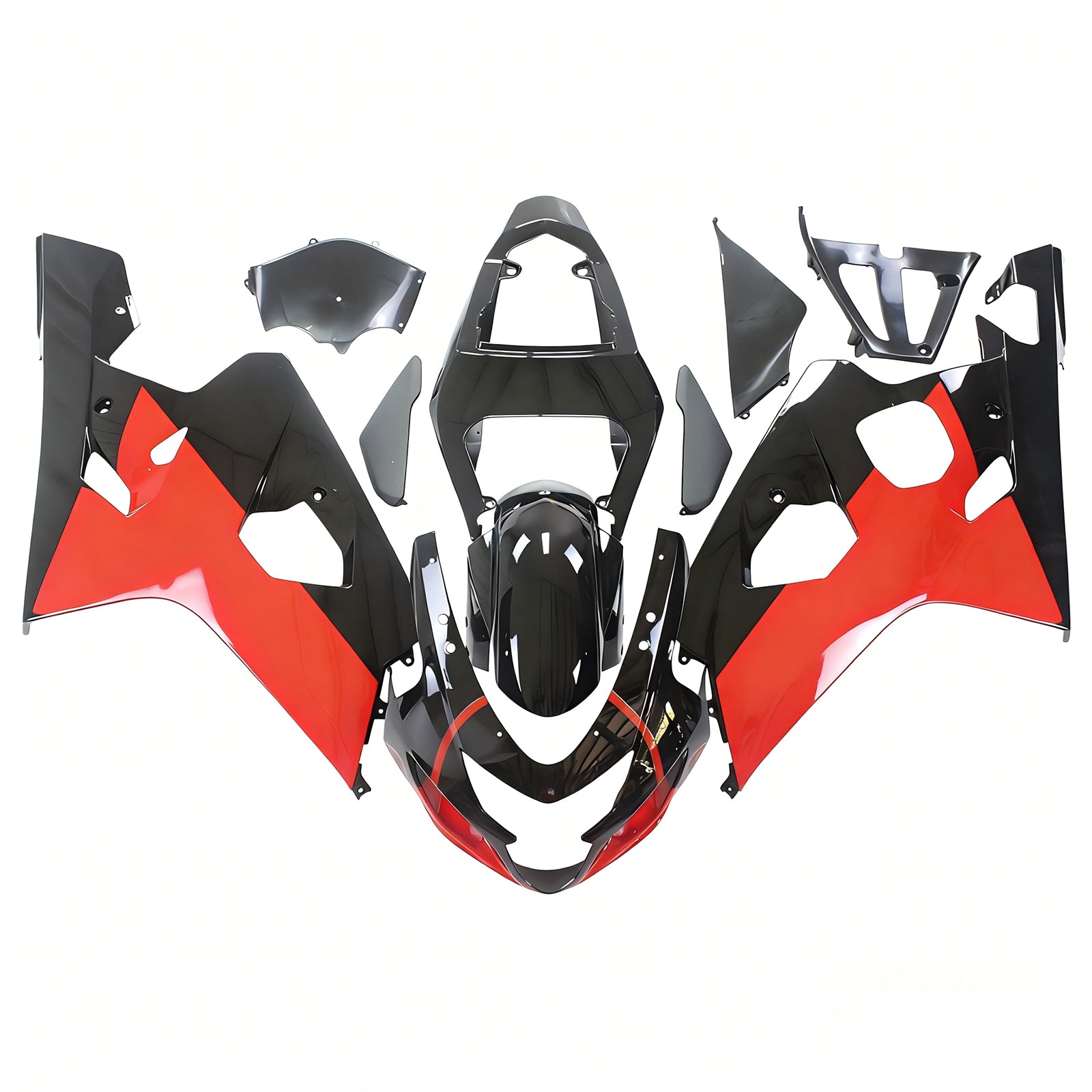 Amotopart Suzuki 2004-2005 Kit de carénage noir GSXR 600/750