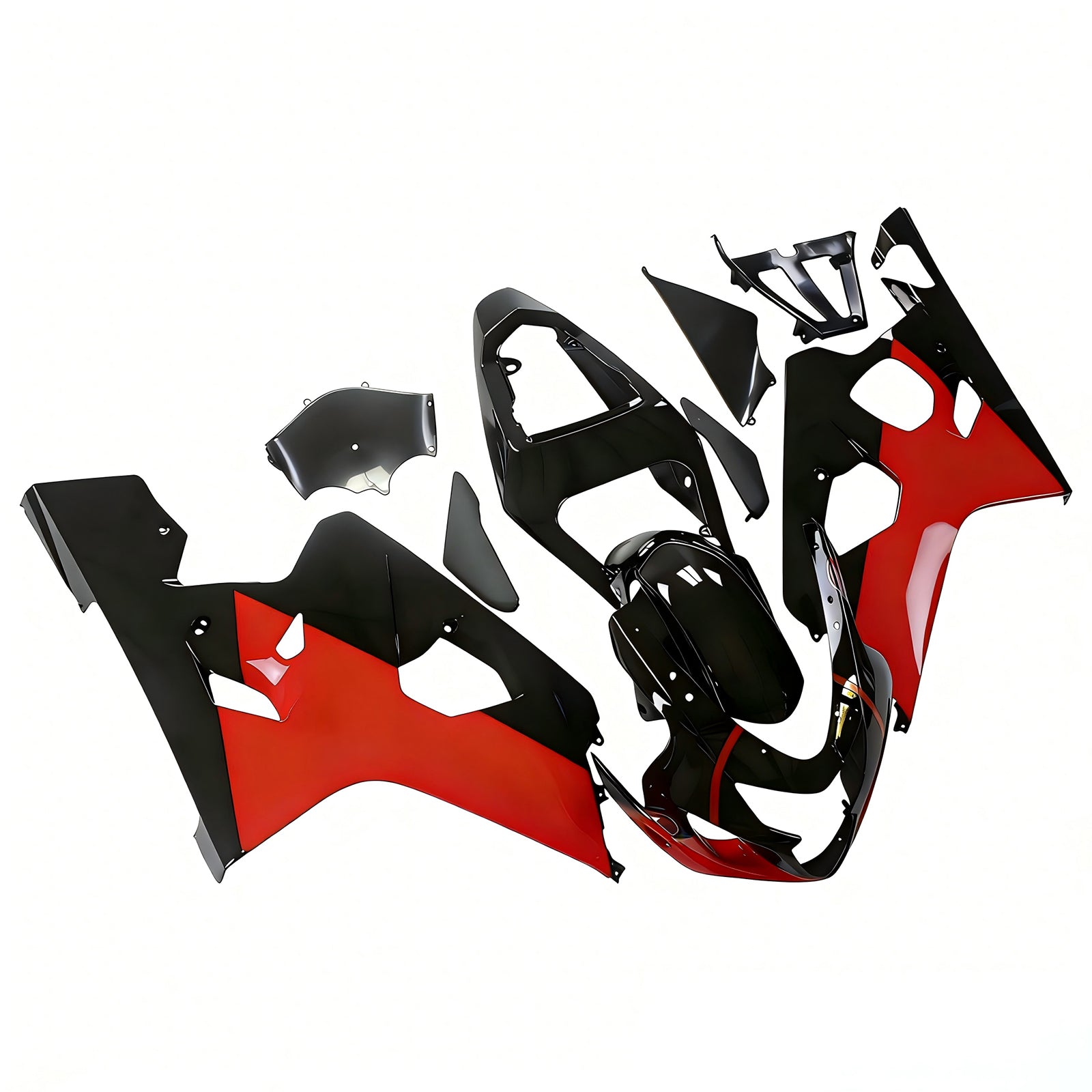 Amotopart Suzuki 2004-2005 GSXR 600/750 Black Fairing Kit