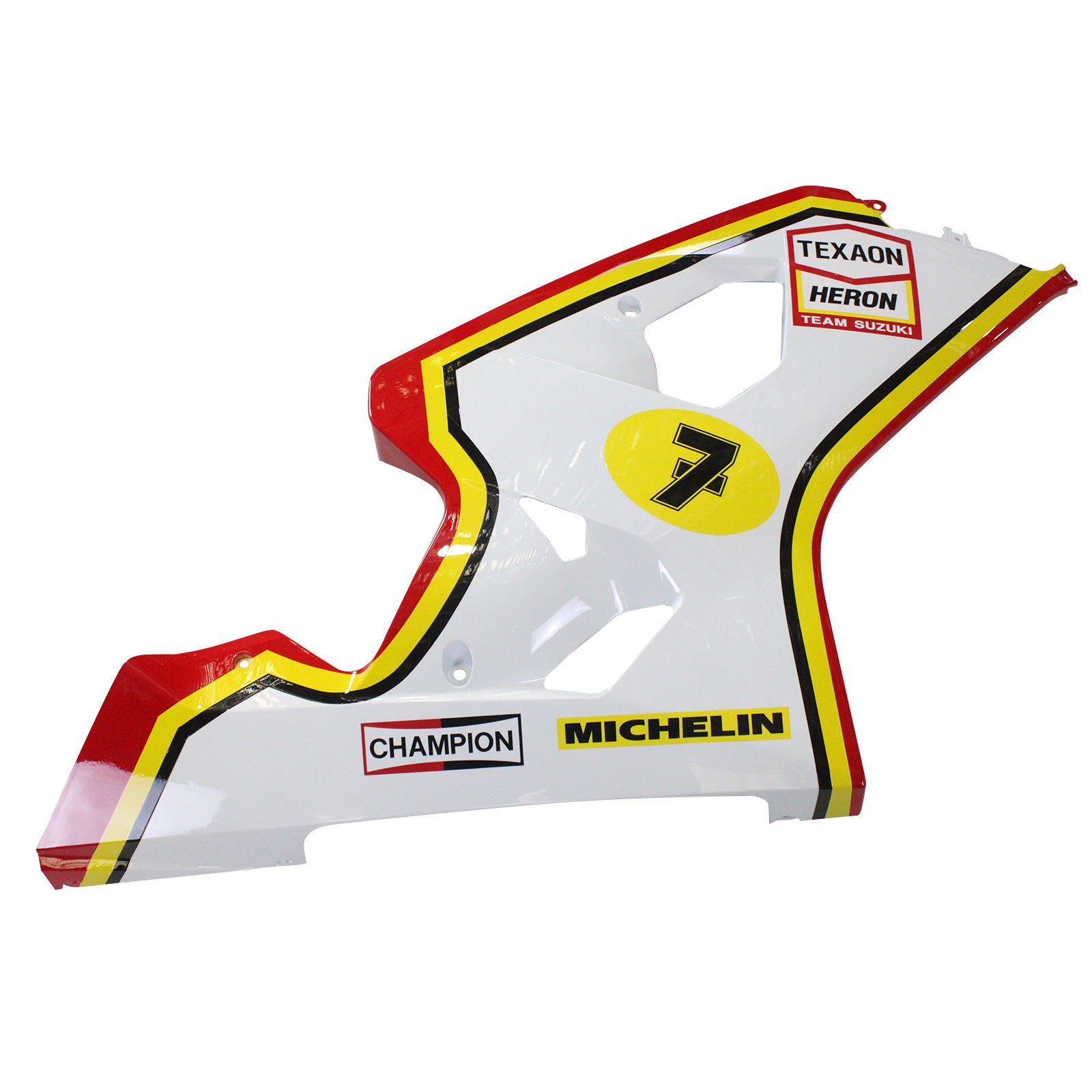 Amotopart Suzuki 2004-2005 GSXR 600/750 Kit de carénage rouge jaune blanc