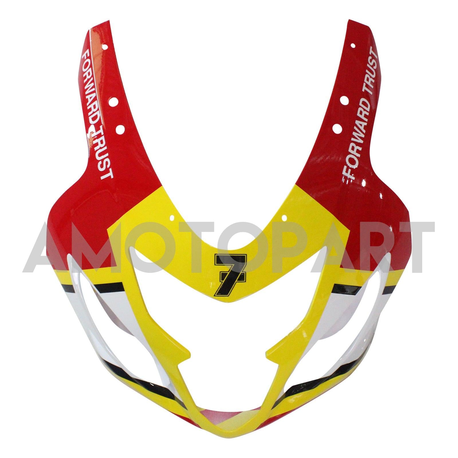 Amotopart Suzuki 2004-2005 GSXR 600/750 Red Yellow White Fairing Kit