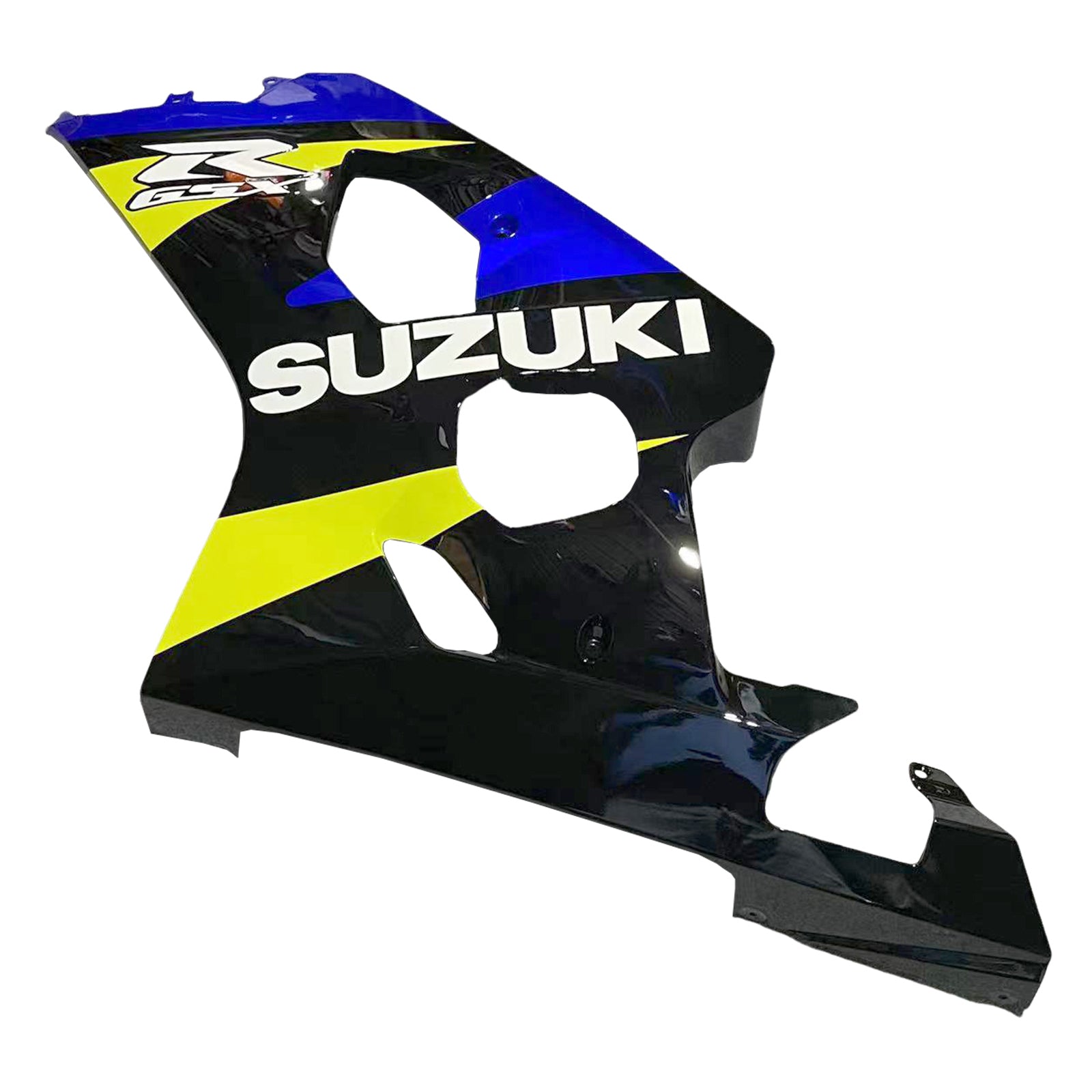 Amotopart Suzuki 2004-2005 GSXR 600/750 Kit de carénage bleu jaune