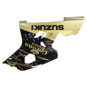 Amotopart Suzuki 2004–2005 GSXR 600/750 Gold Schwarz Verkleidungsset