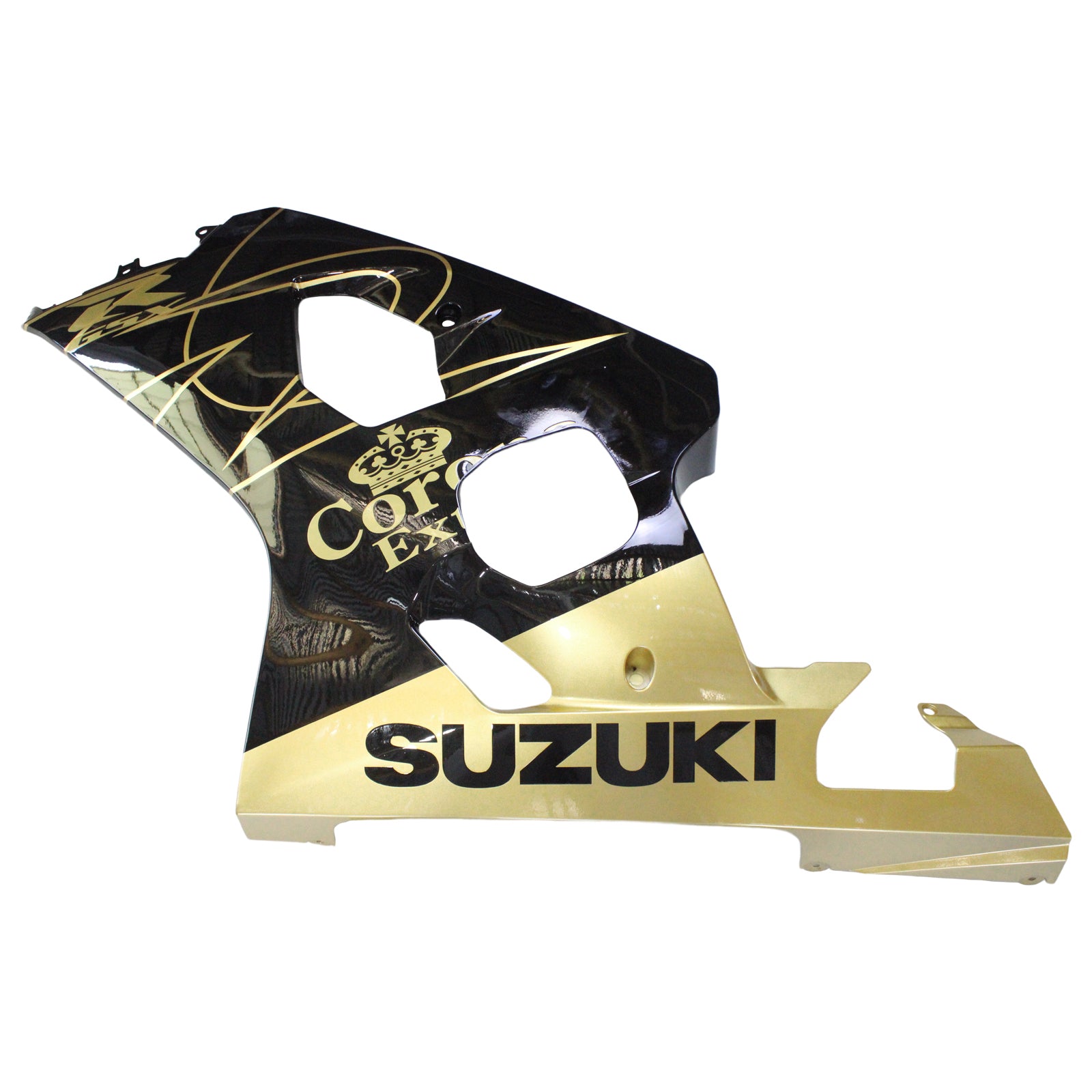 Amotopart Suzuki 2004-2005 GSXR 600/750 Gold Black Fairing Kit