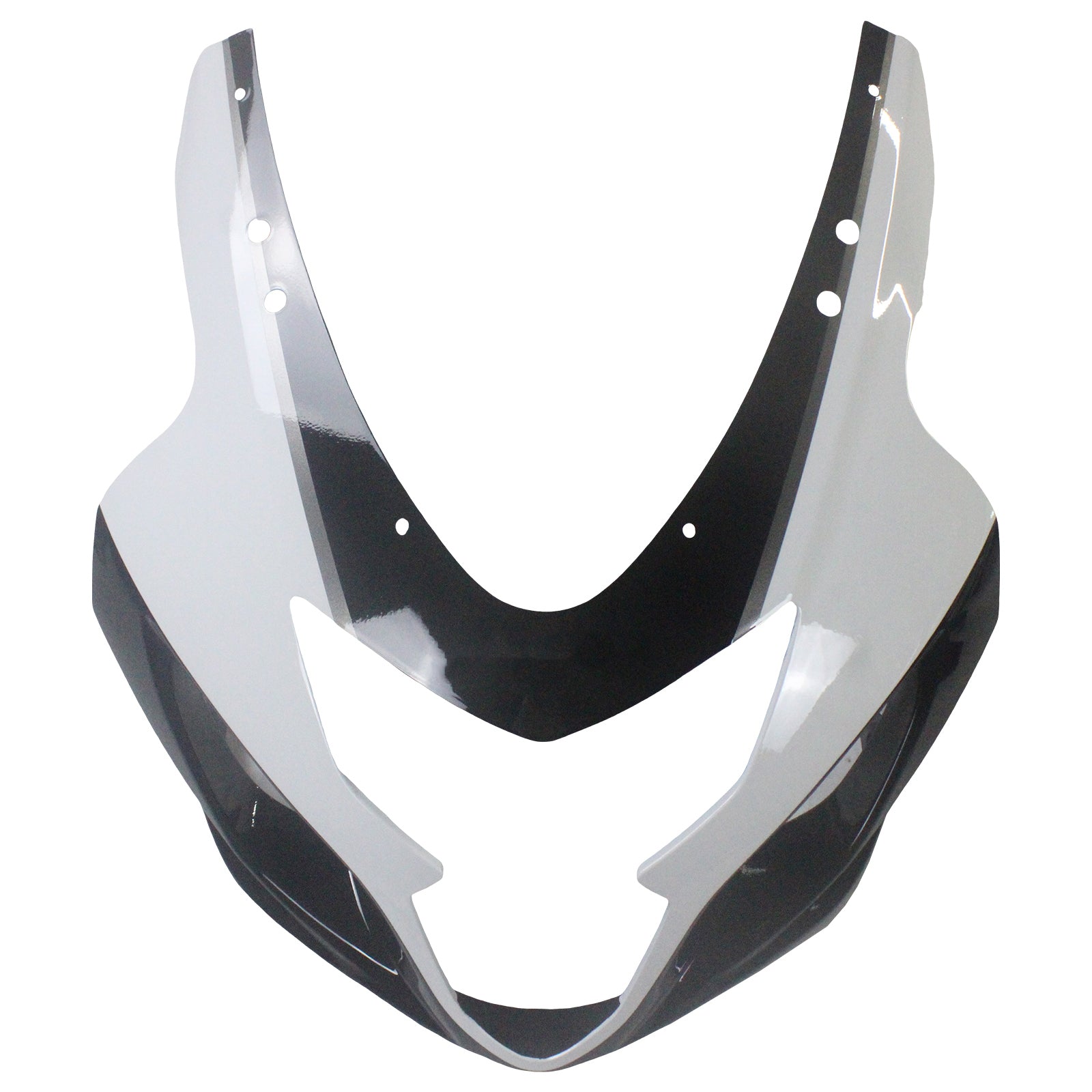 Amotopart Suzuki 2004-2005 GSXR 600/750 Black with White Fairing Kit