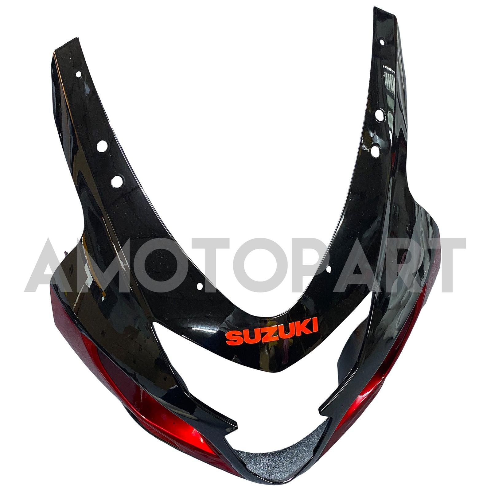 Amotopart Suzuki 2004-2005 GSXR 600/750 Black with Red Fairing Kit