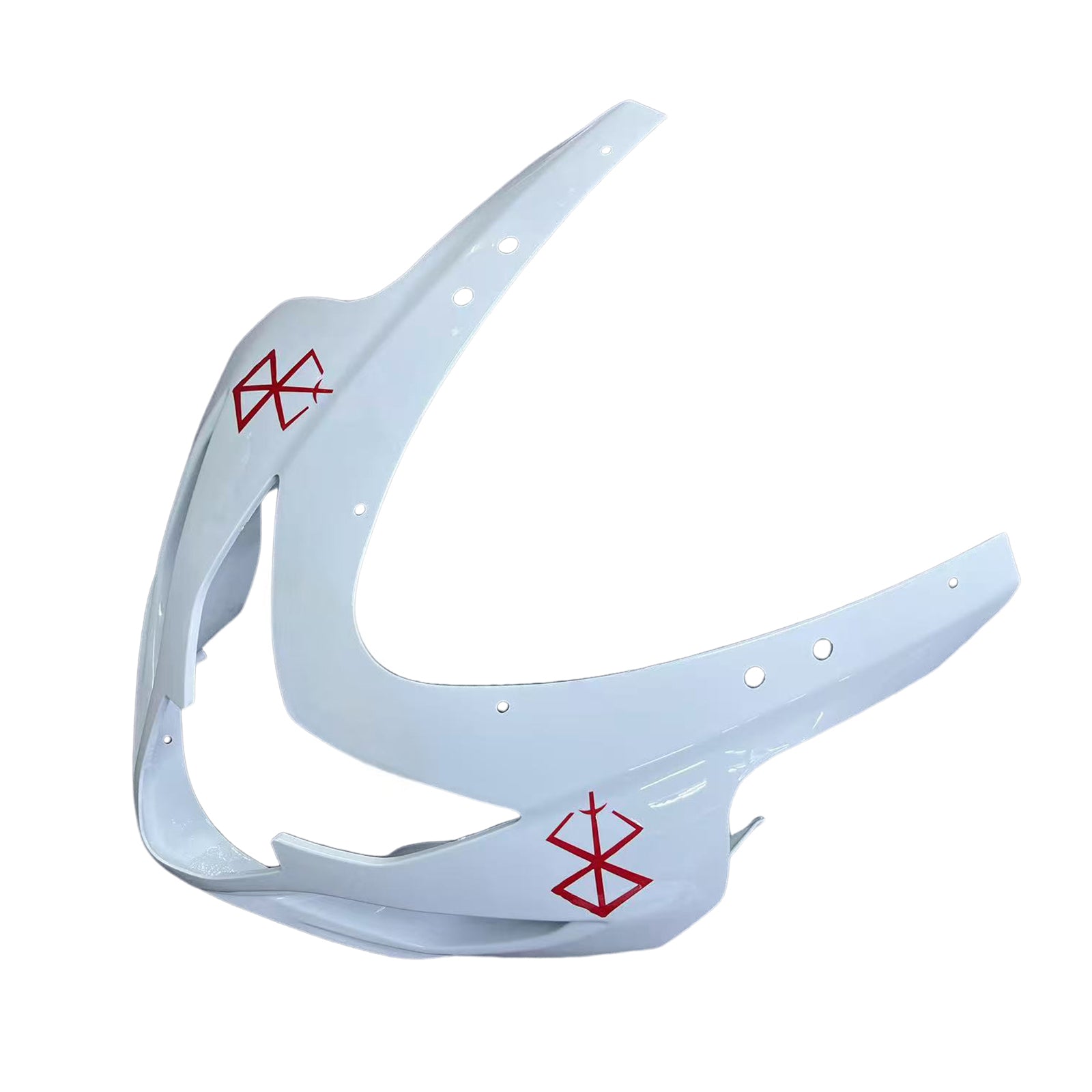 Amotopart 2004-2005 GSXR 600/750 Suzuki White Red Fairing Kit