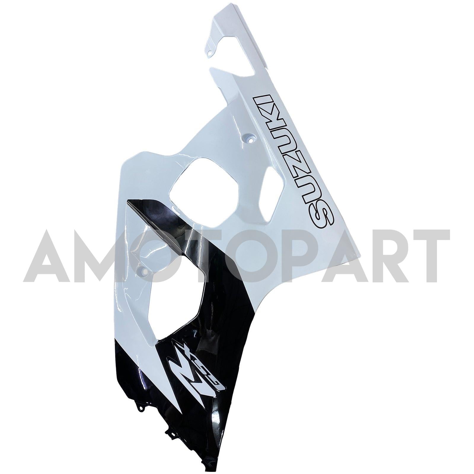 Amotopart 2004-2005 K4 GSXR 600/750 Suzuki White & Black Style 1 Koopkit