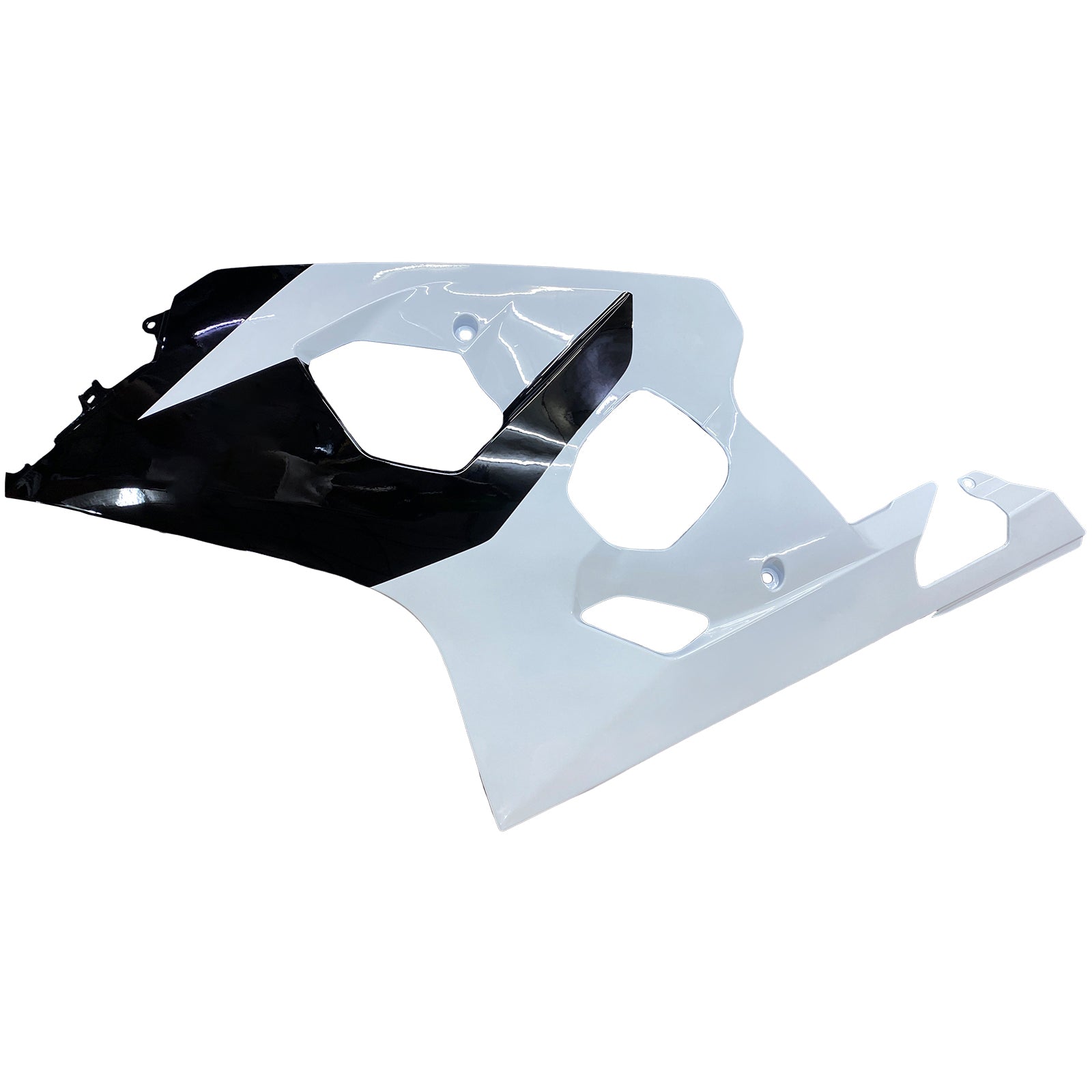 Amotopart 2004-2005 K4 GSXR 600/750 スズキ ホワイト & ブラック スタイル 1 フェアリングキット