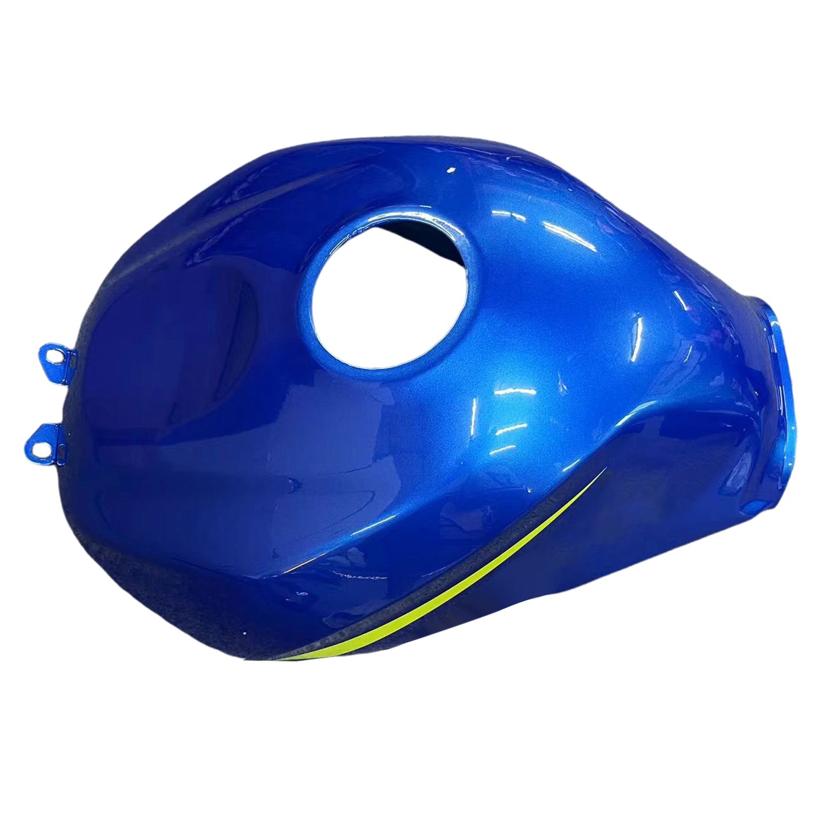 Amotopart 2004-2005 K4 GSXR 600/750 Suzuki Blue&Neon Yellow Accents Fairing Kit