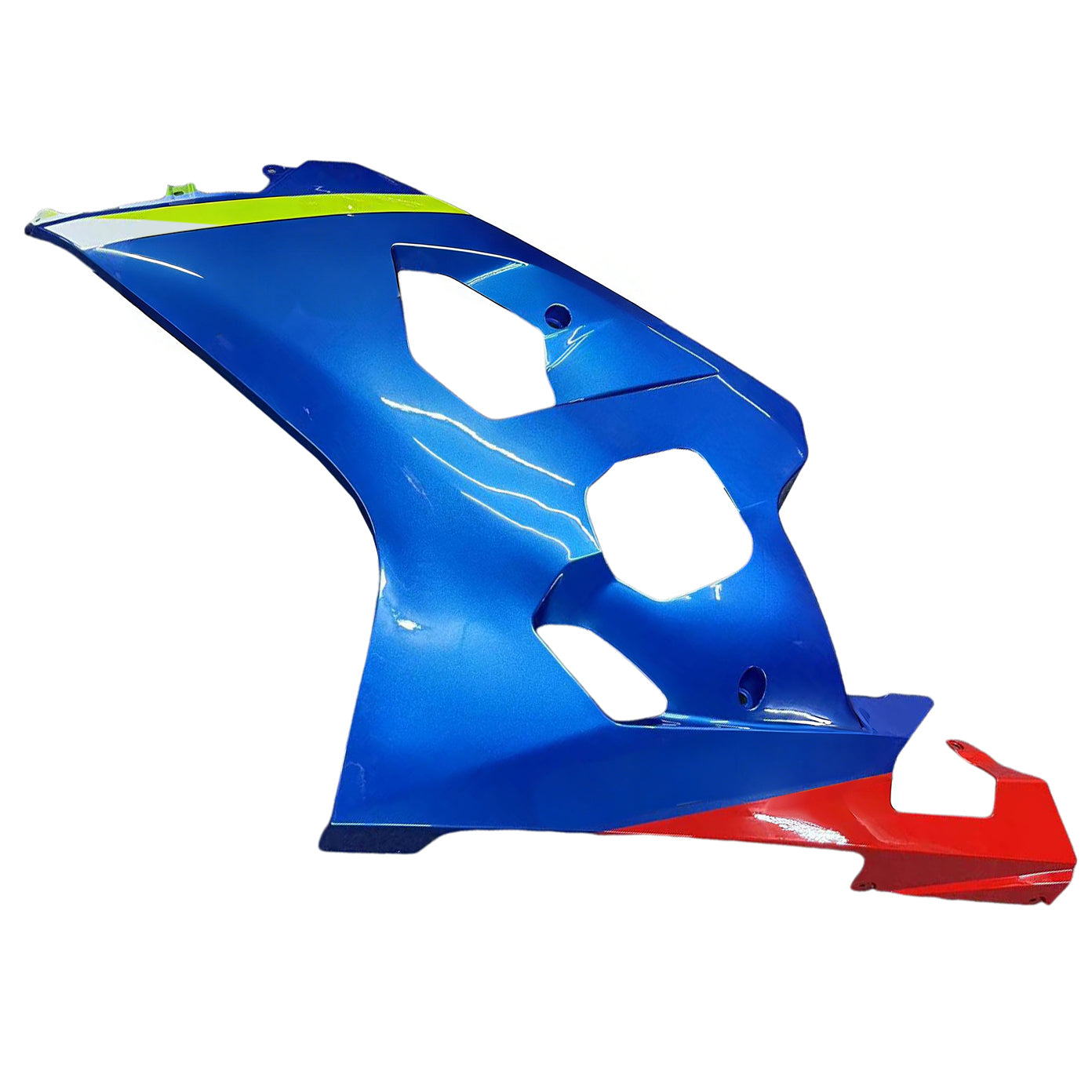 Amotopart 2004-2005 K4 GSXR 600/750 Suzuki Blue&Neon Yellow Accents Fairing Kit