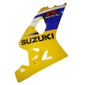 Amotopart 2004-2005 K4 GSXR 600/750 Suzuki Yellow&Blue Style2 Fairing Kit