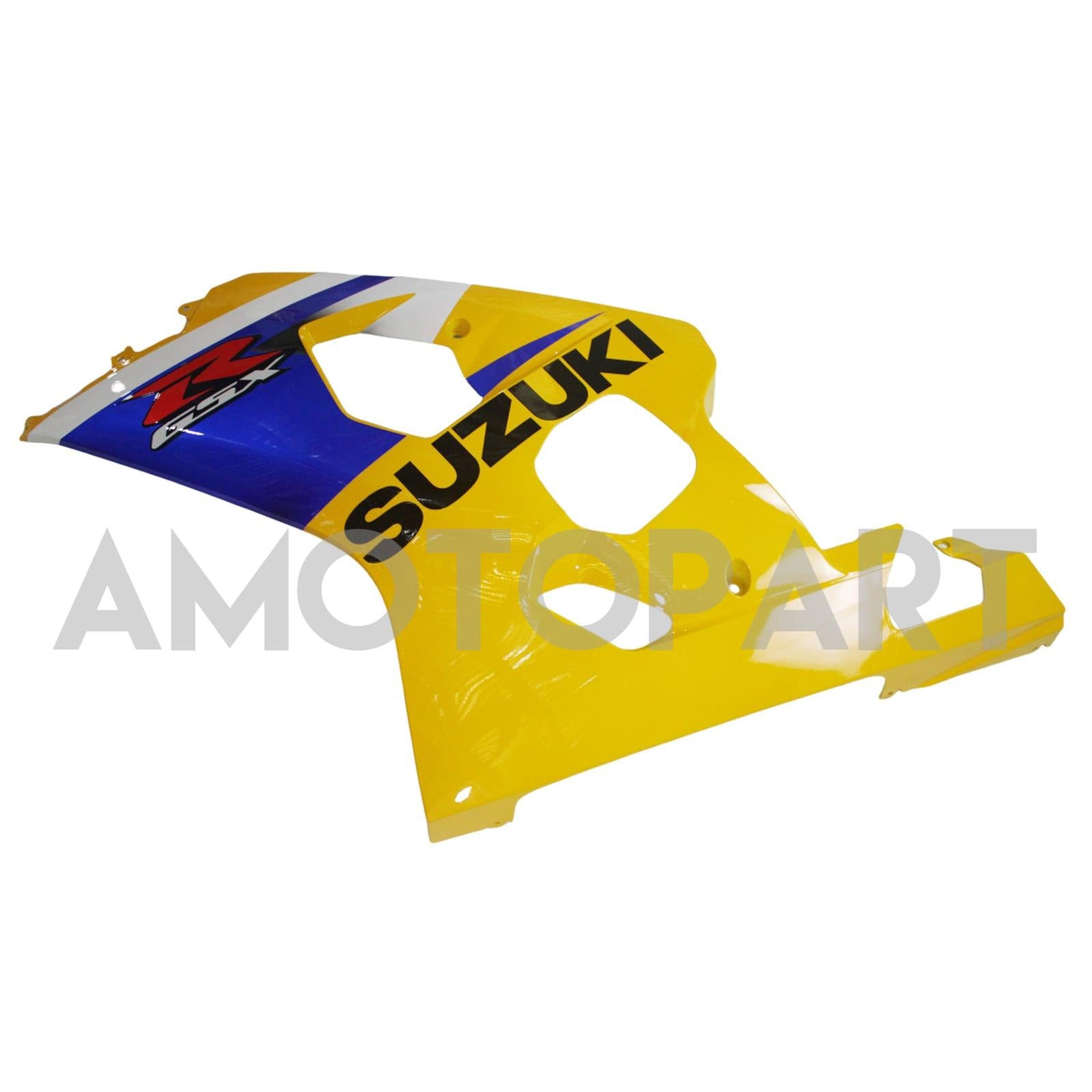 Amotopart 2004-2005 K4 GSXR 600/750 Suzuki Yellow&Blue Style2 Fairing Kit