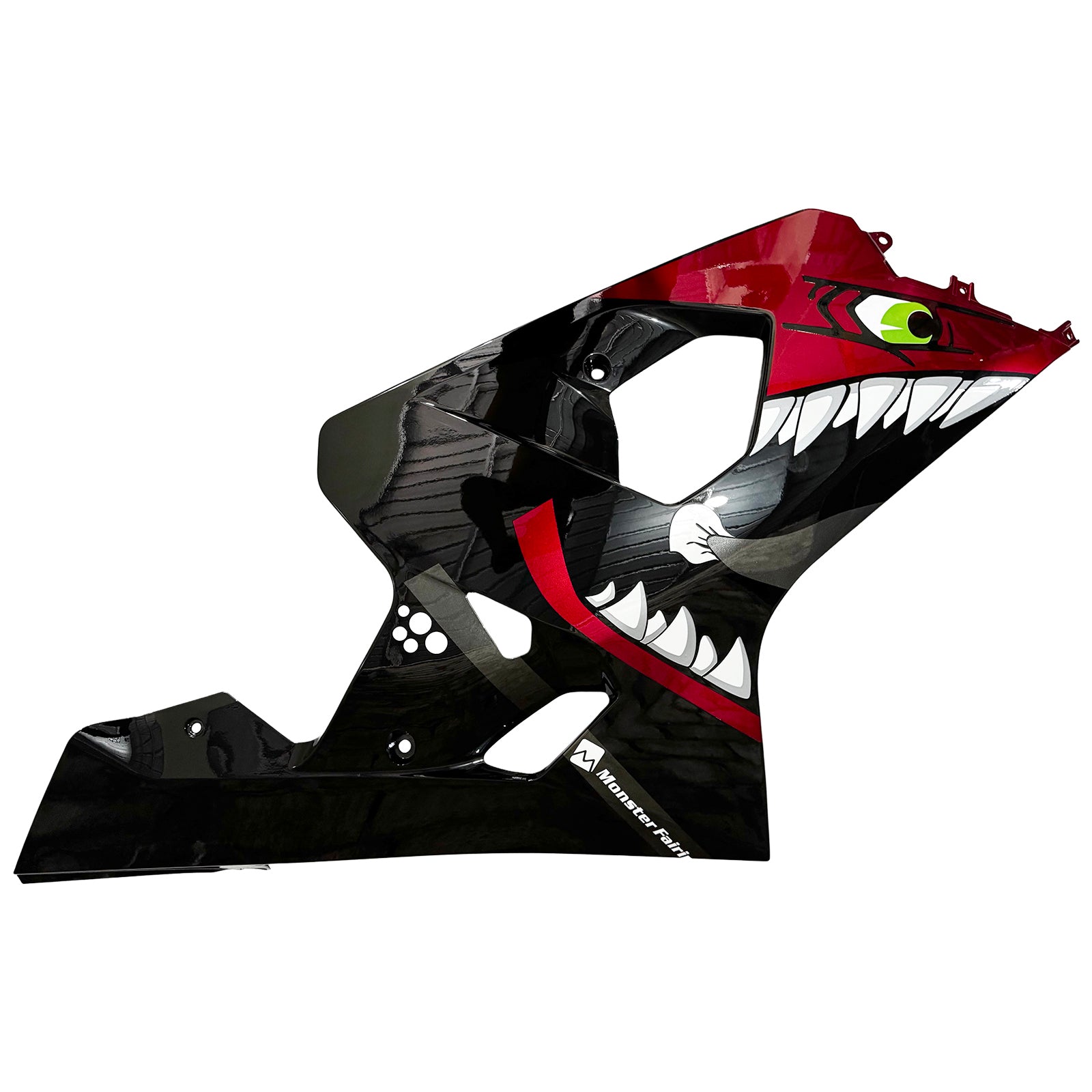 Amotopart 2004-2005 Suzuki GSXR 600/750 Kit de carénage noir rouge