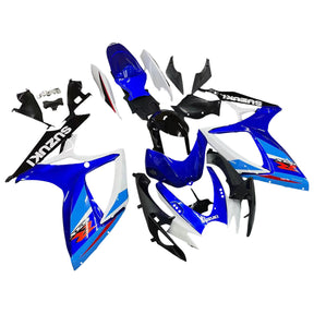 Amotopart 2006-2007 Suzuki GSXR600750 Fairing G-Blue&White Kit