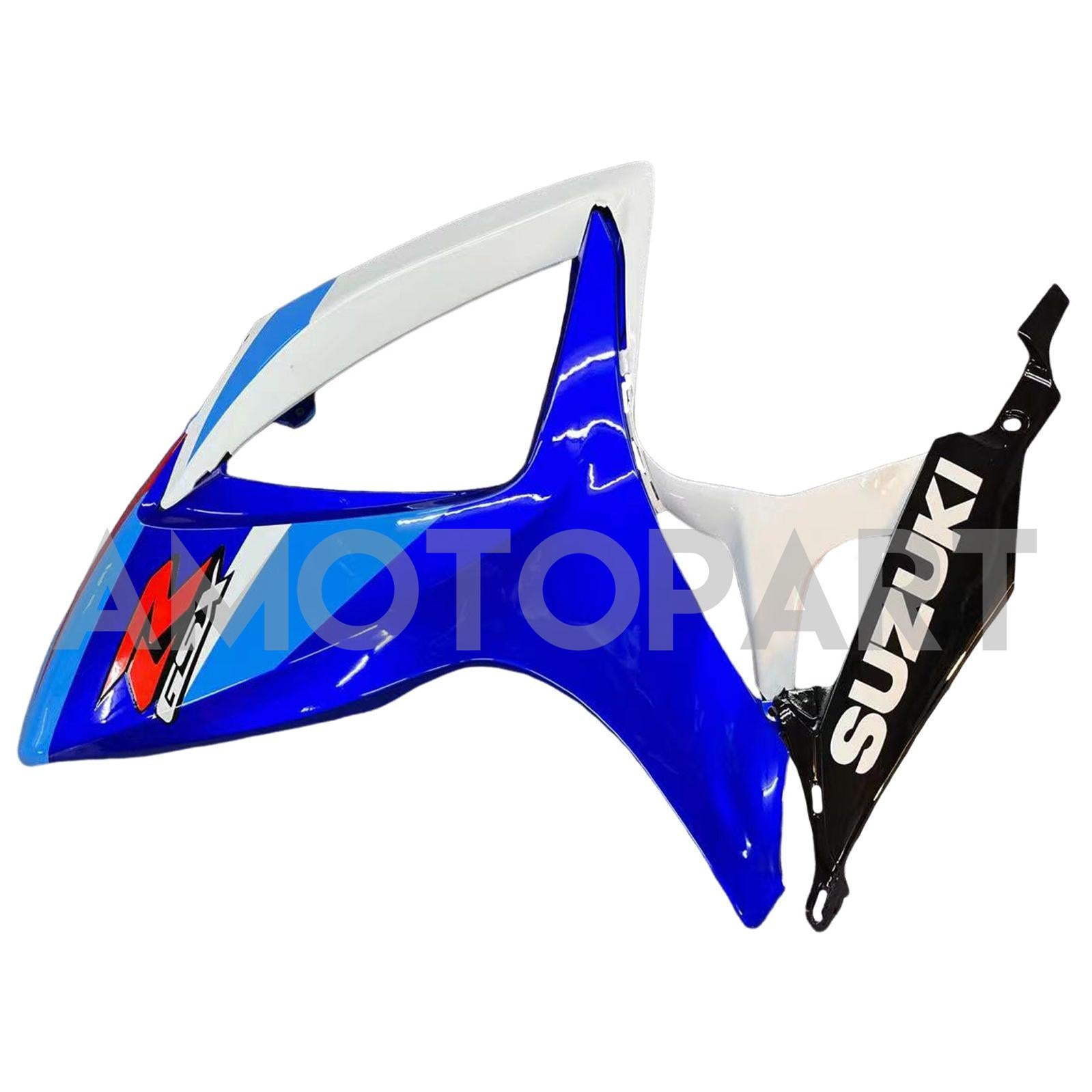 Carénage Amotopart Suzuki GSXR600750 2006-2007 G-Blue&Kit blanc
