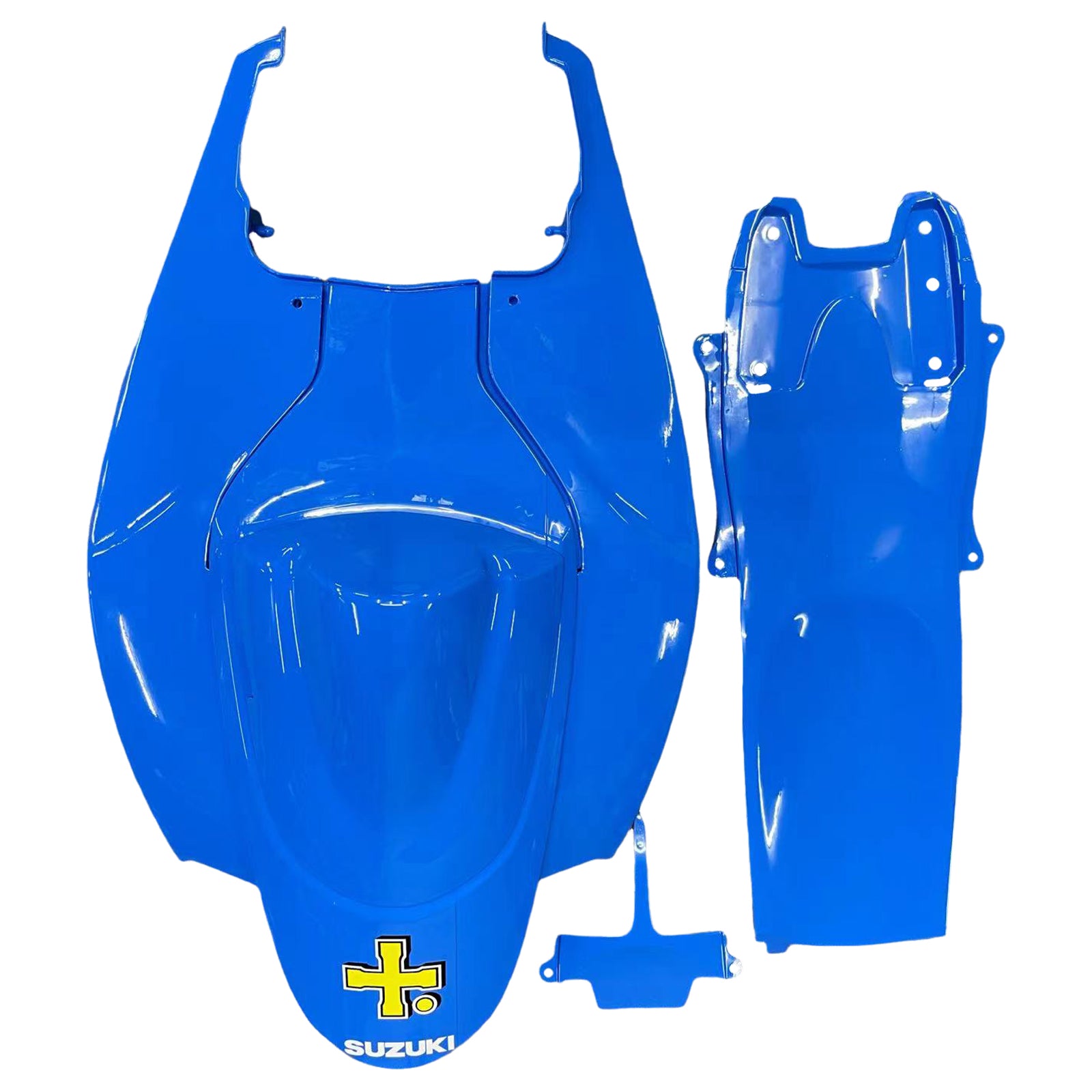 Amotopart 2006-2007 GSXR600750 Suzuki Fairing Blue with Logo Kit