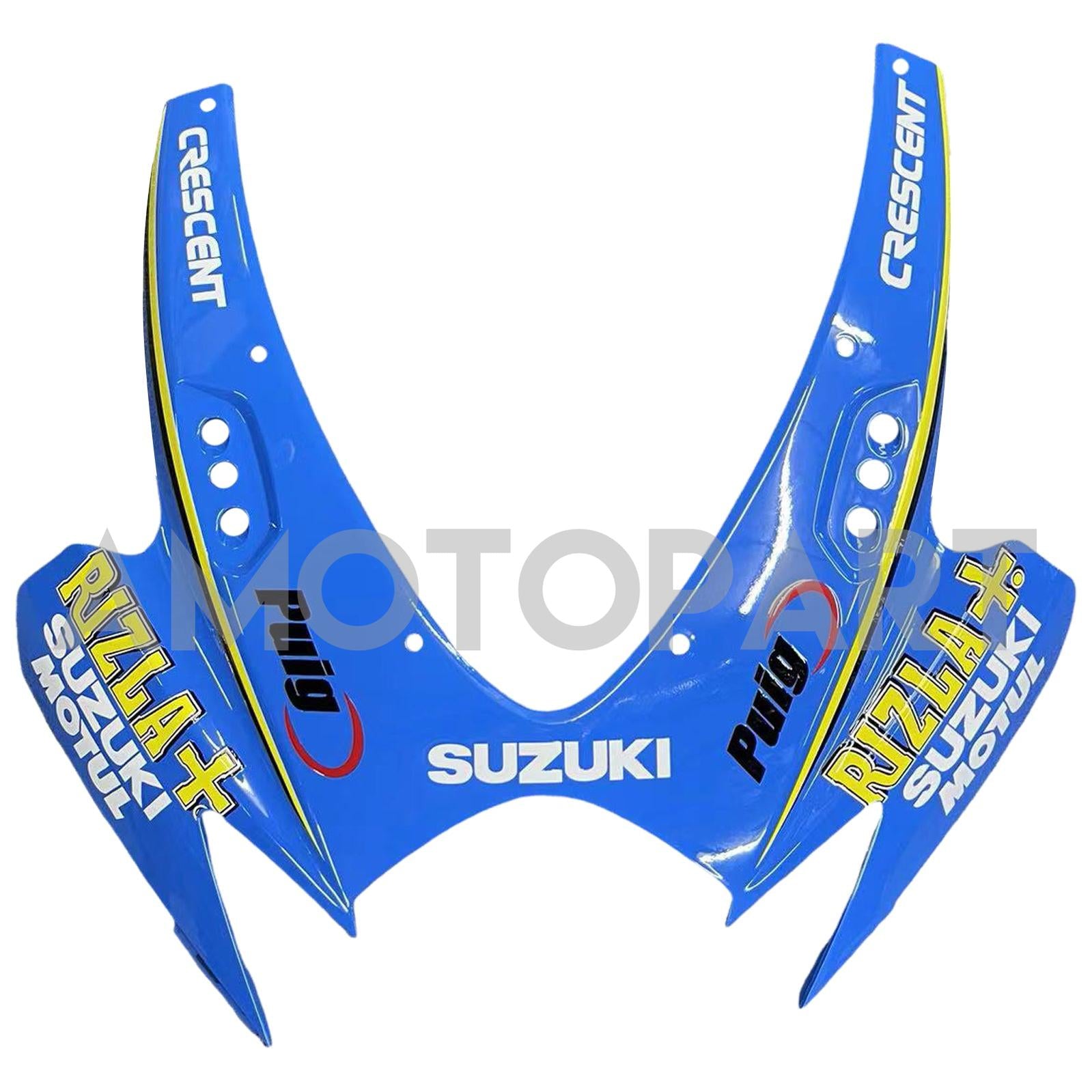 Amotopart 2006-2007 GSXR600750 Suzuki Fairing Blue with Logo Kit