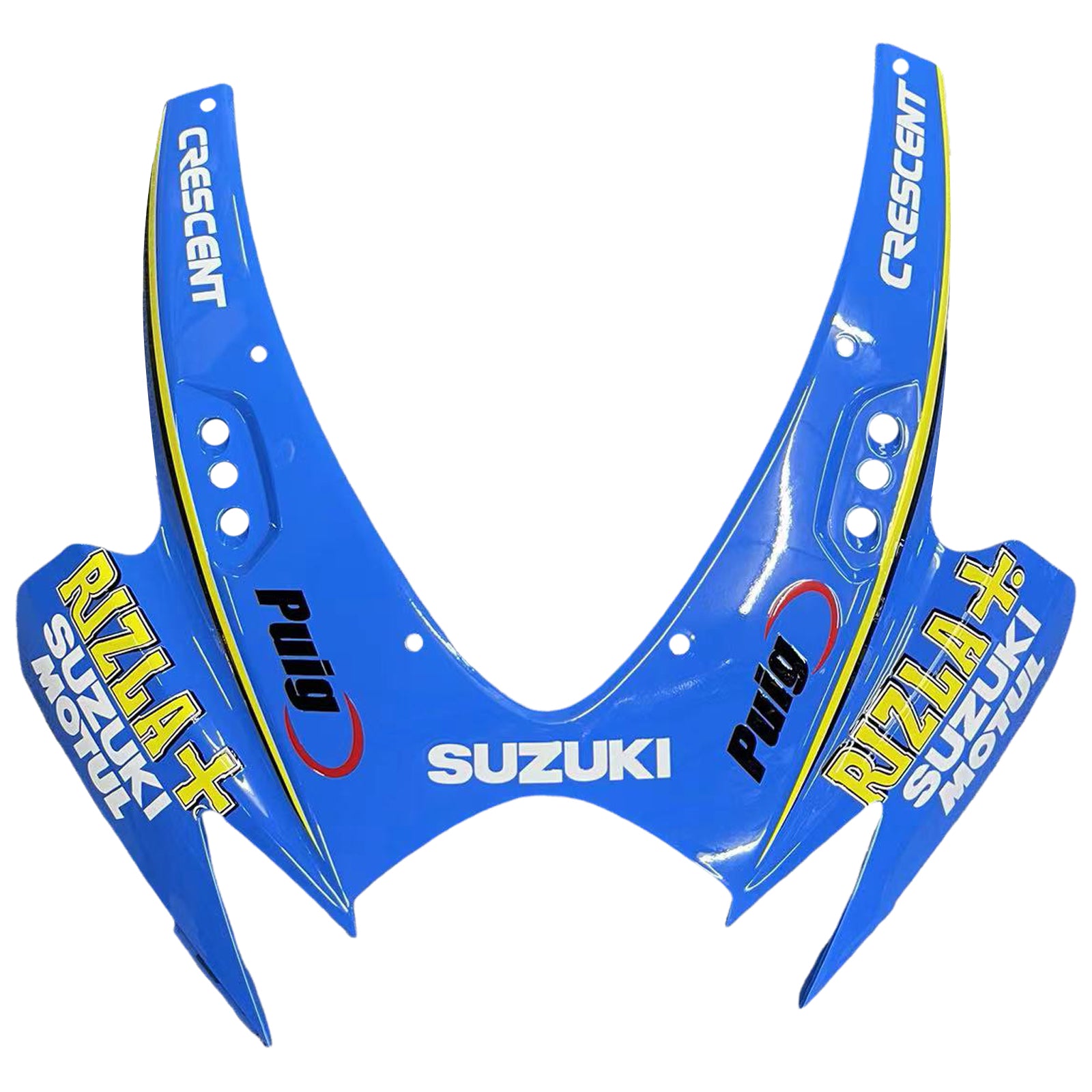 Amotopart 2006-2007 GSXR600750 Suzuki Carénage Bleu avec Kit Logo