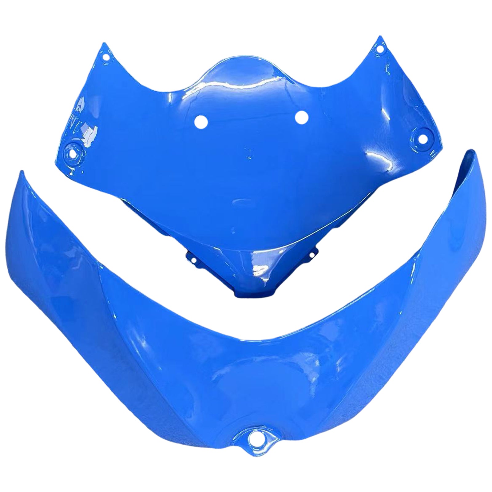 Amotopart 2006-2007 GSXR600750 Suzuki Carénage Bleu avec Kit Logo