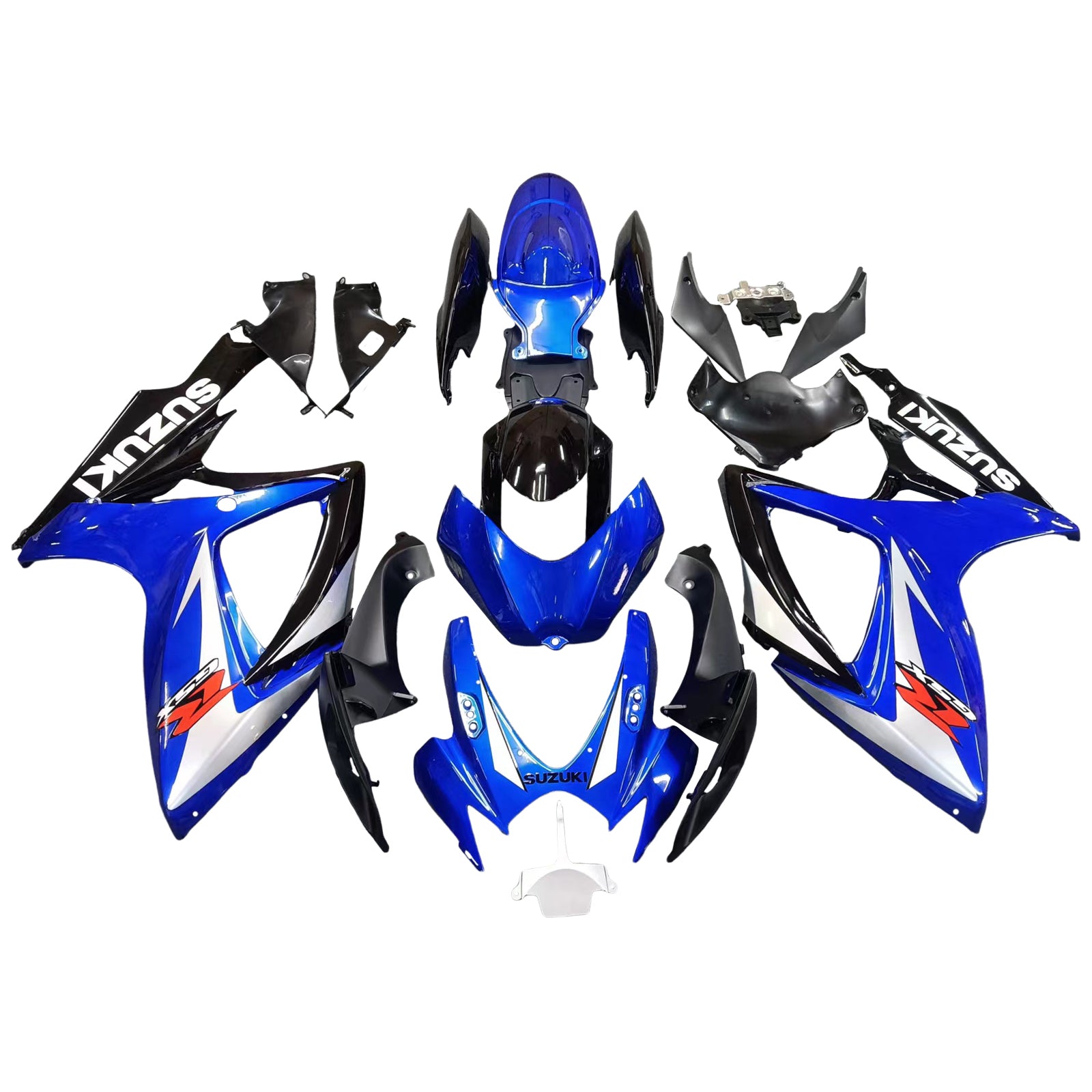 Kit carenatura blu Amotopart 2006-2007 GSXR600750 Suzuki