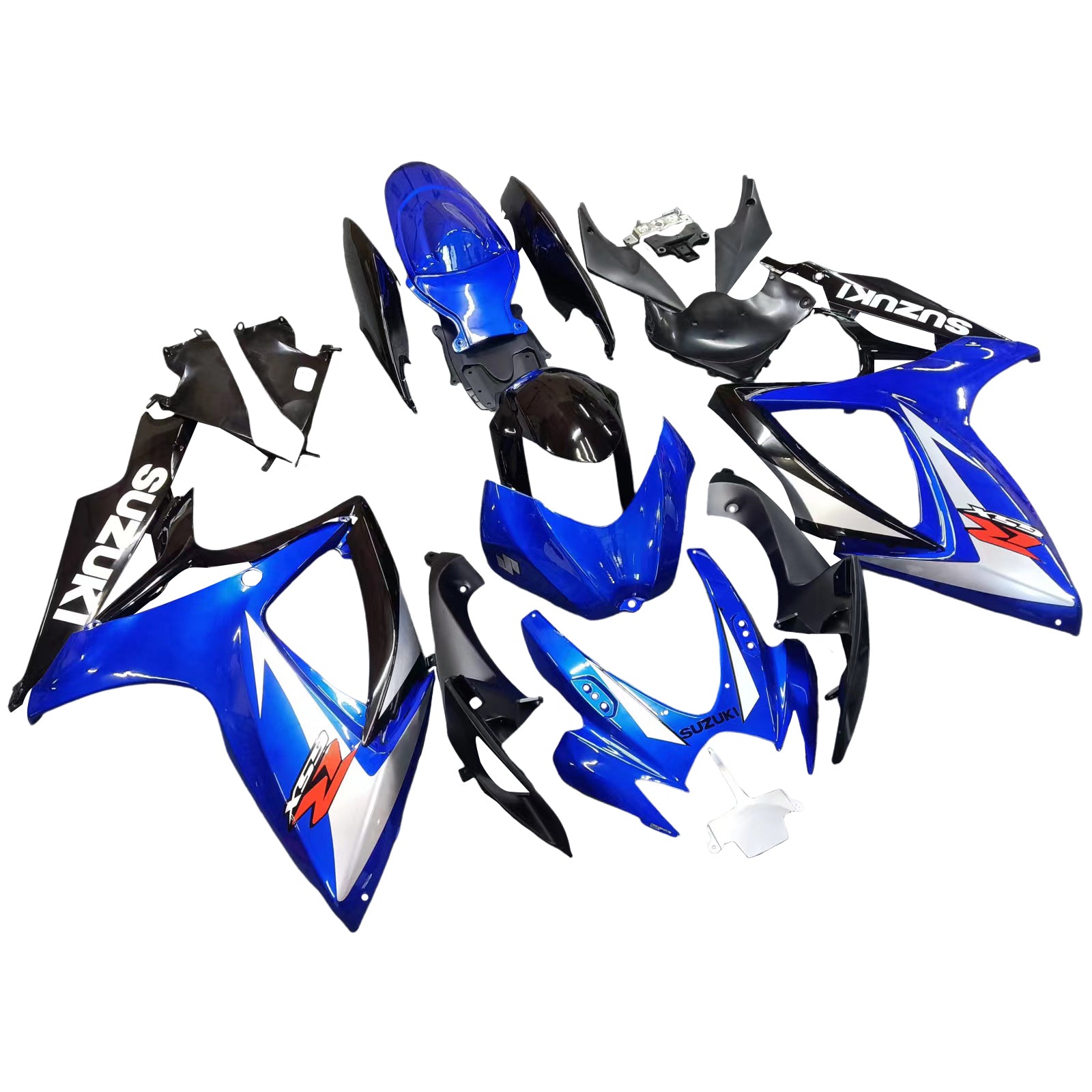 Kit carenatura blu Amotopart 2006-2007 GSXR600750 Suzuki