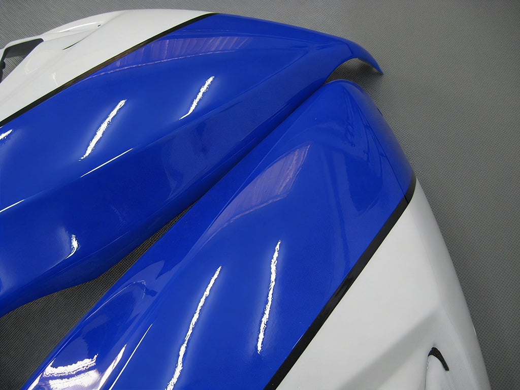 Amotopart 2006-2007 Suzuki GSXR600750 Fairing White&Blue Kit