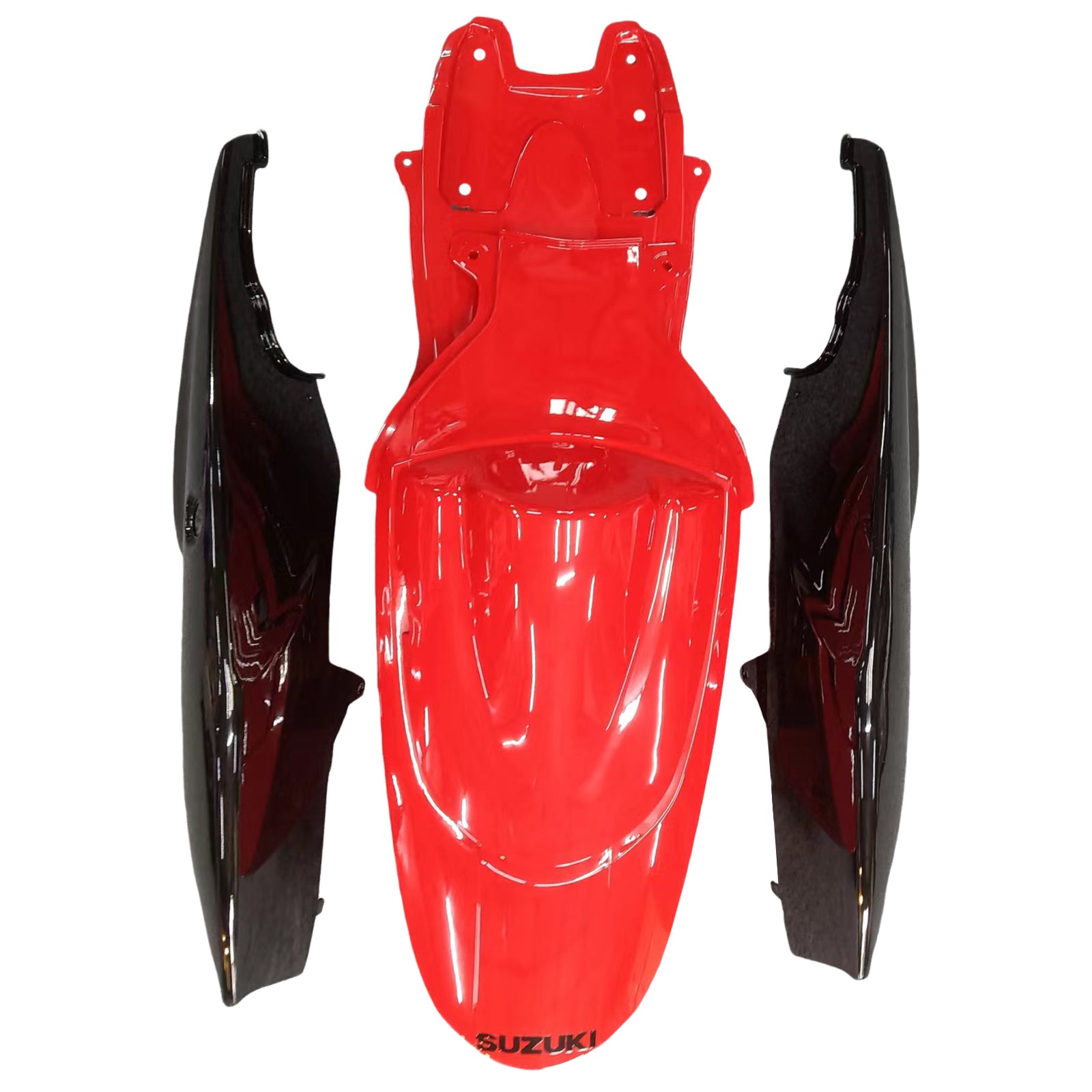 Amotopart 2006–2007 GSXR 600750 Suzuki Verkleidungsset in Rot und Schwarz