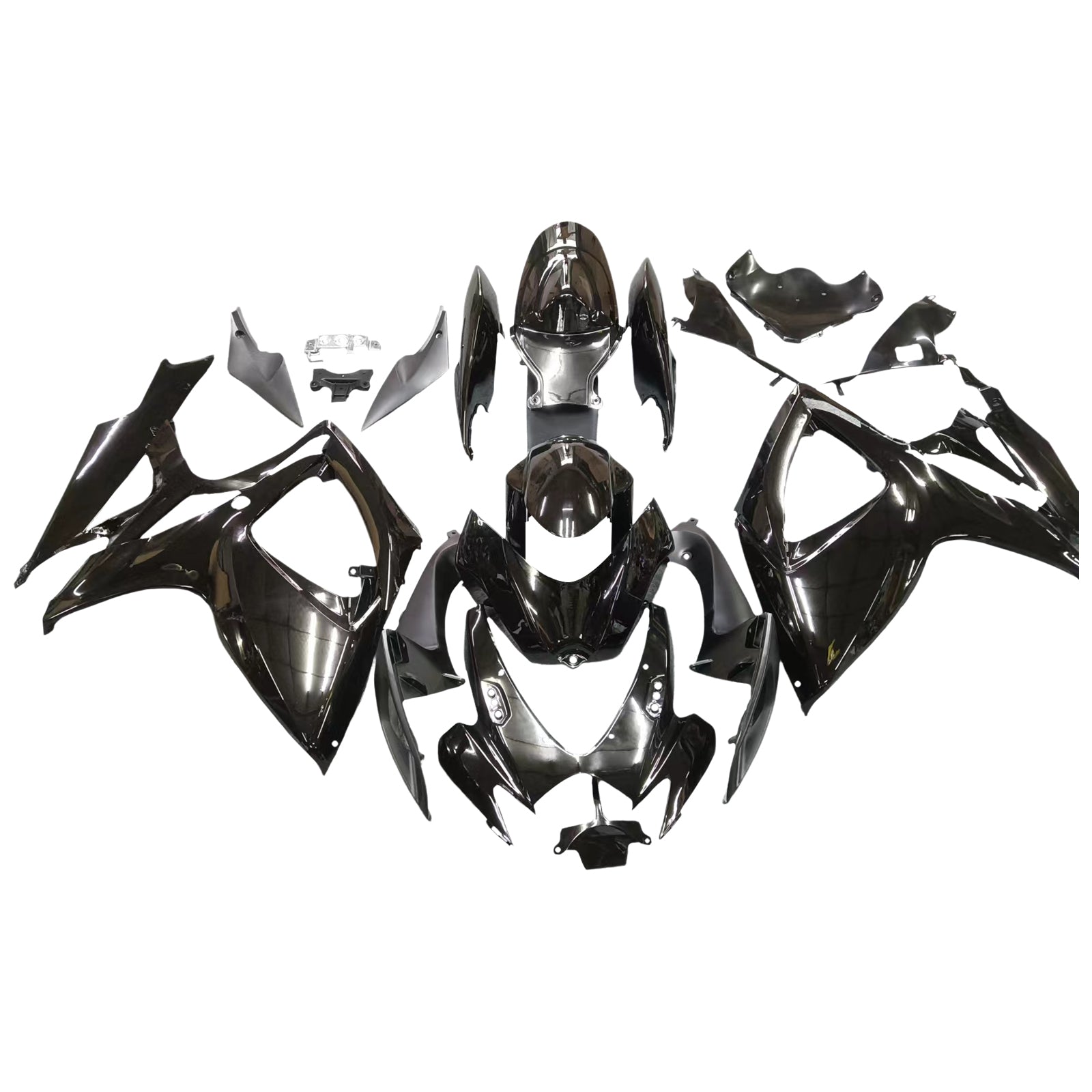 Amotopart 2006-2007 Suzuki GSXR 600/750 Gloss Black Fairing Kit