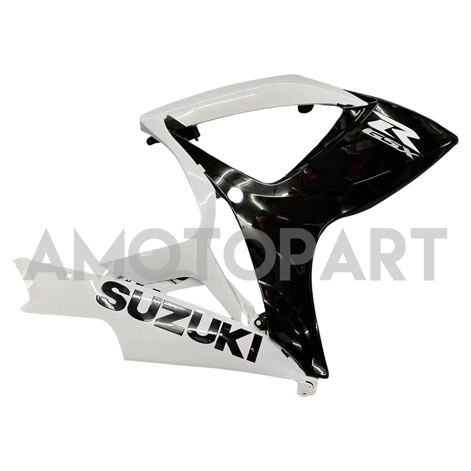 Amotopart 2006-2007 GSXR600750 Suzuki Fairing White&Black Kit