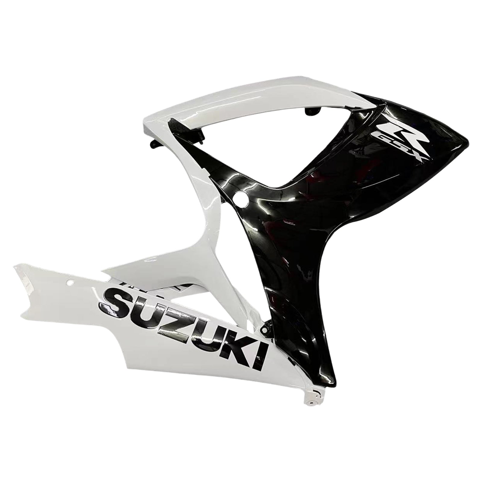 Amotopart 2006-2007 GSXR600750 Suzuki Fairing White&Black Kit