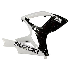 Amotopart 2006-2007 GSXR600750 Kit carenatura bianco e nero Suzuki