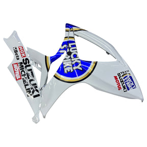 Amotopart 2006-2007 K6 GSXR 600/750 Suzuki White with Blue Logo Fairing kit